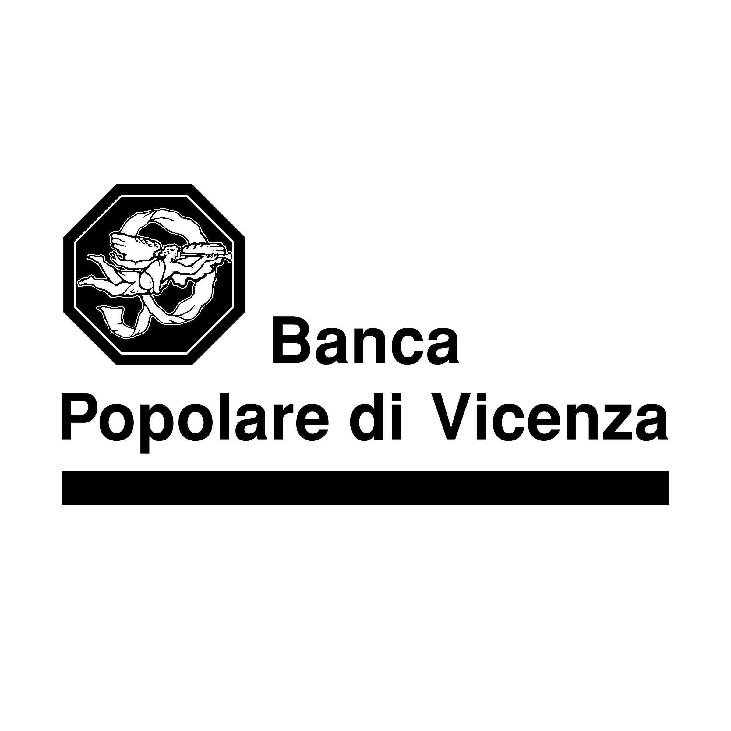Banca Popolare di Vicenza 01 Logo black and white