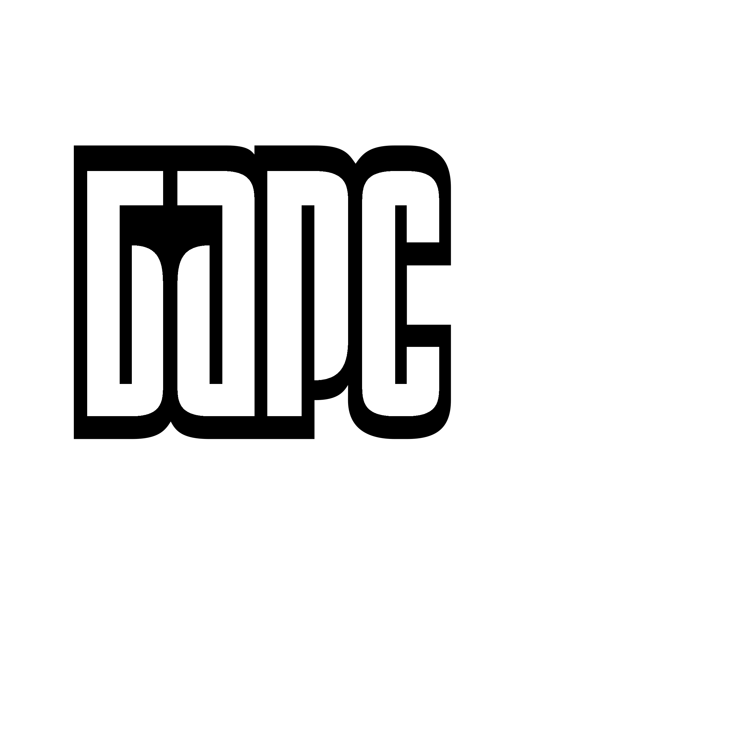 Bars A 01 Logo black and white