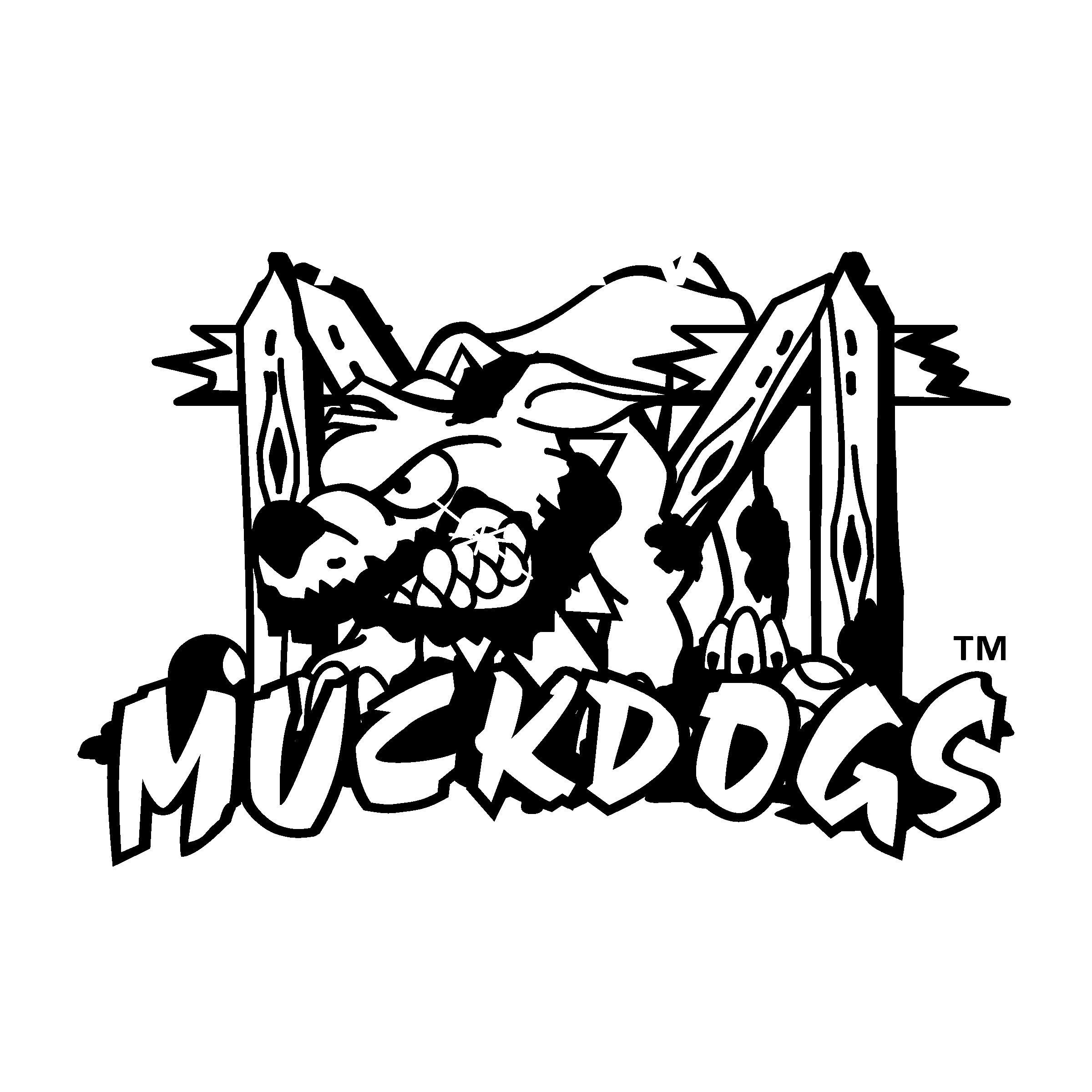 Batavia Muckdogs 03 Logo black and white