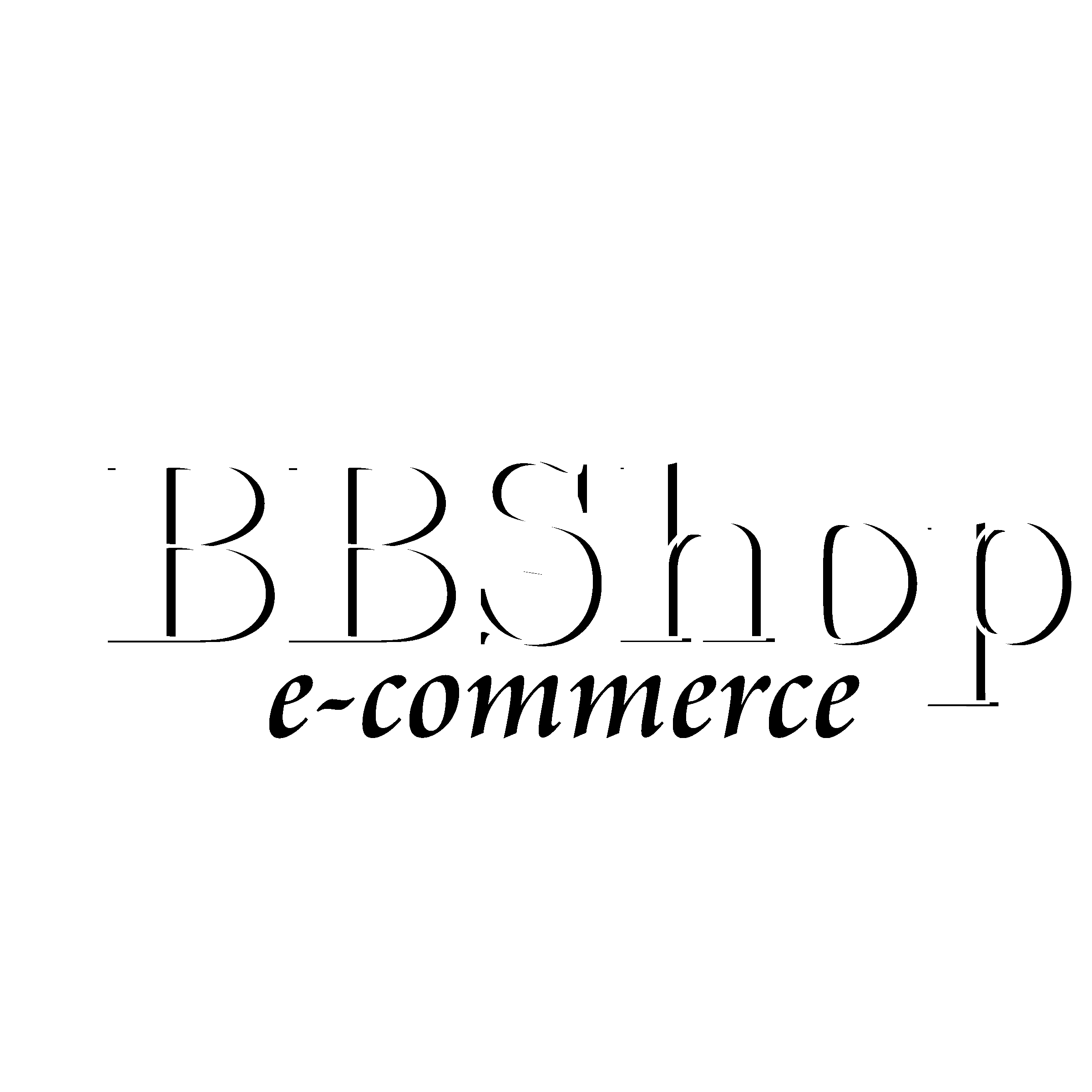 BBShop Logo black and white