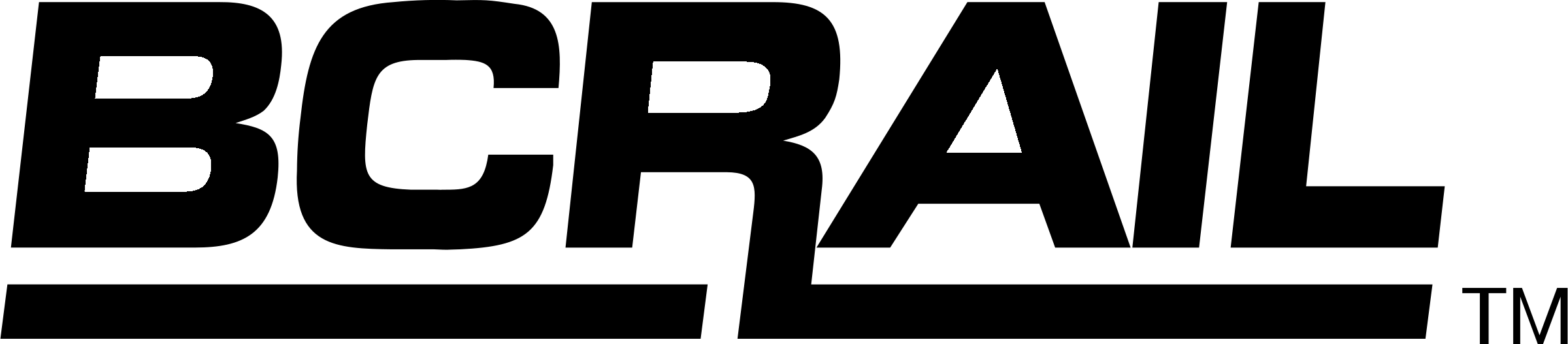 BC RAIL Logo black and white
