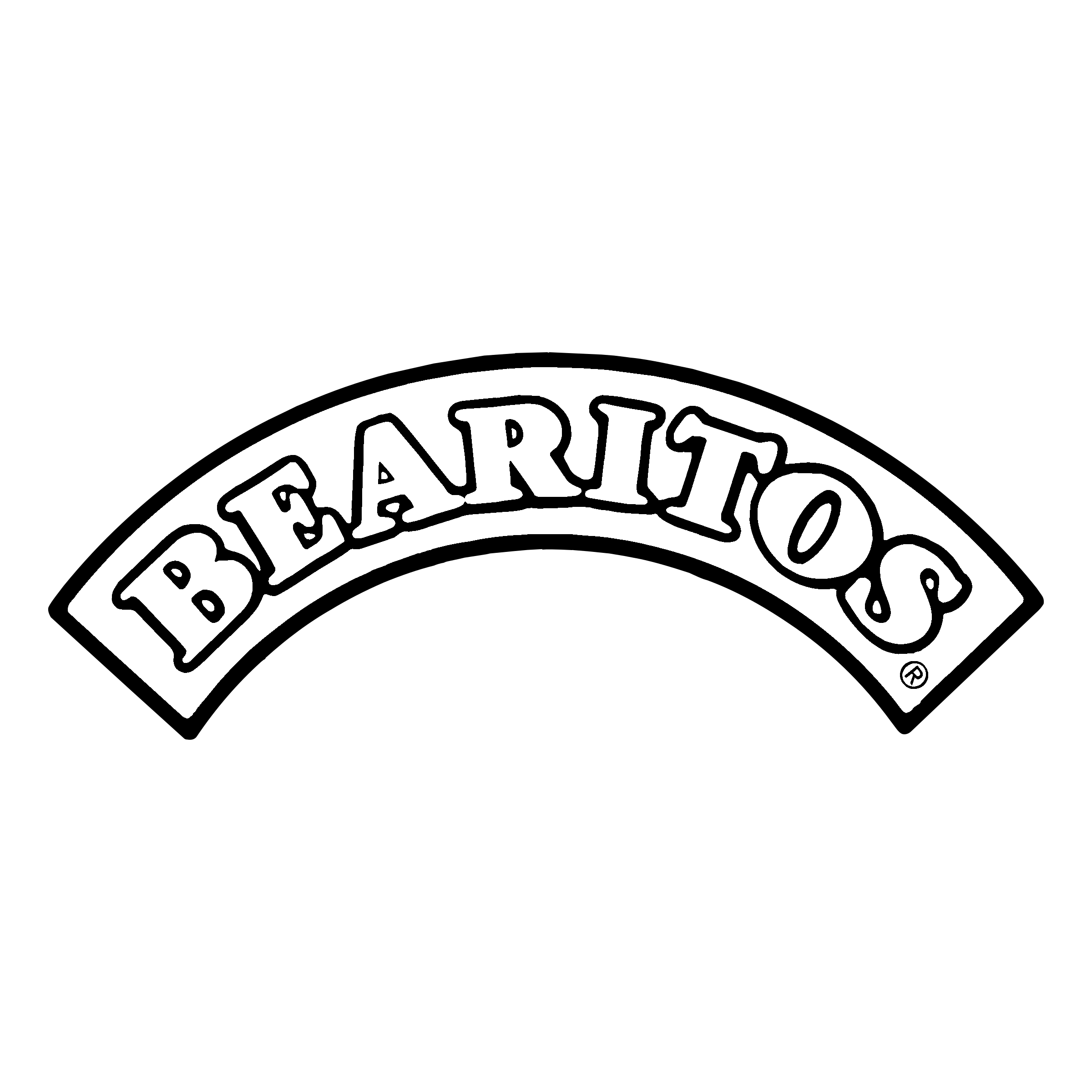 Bearitos Logo black and white