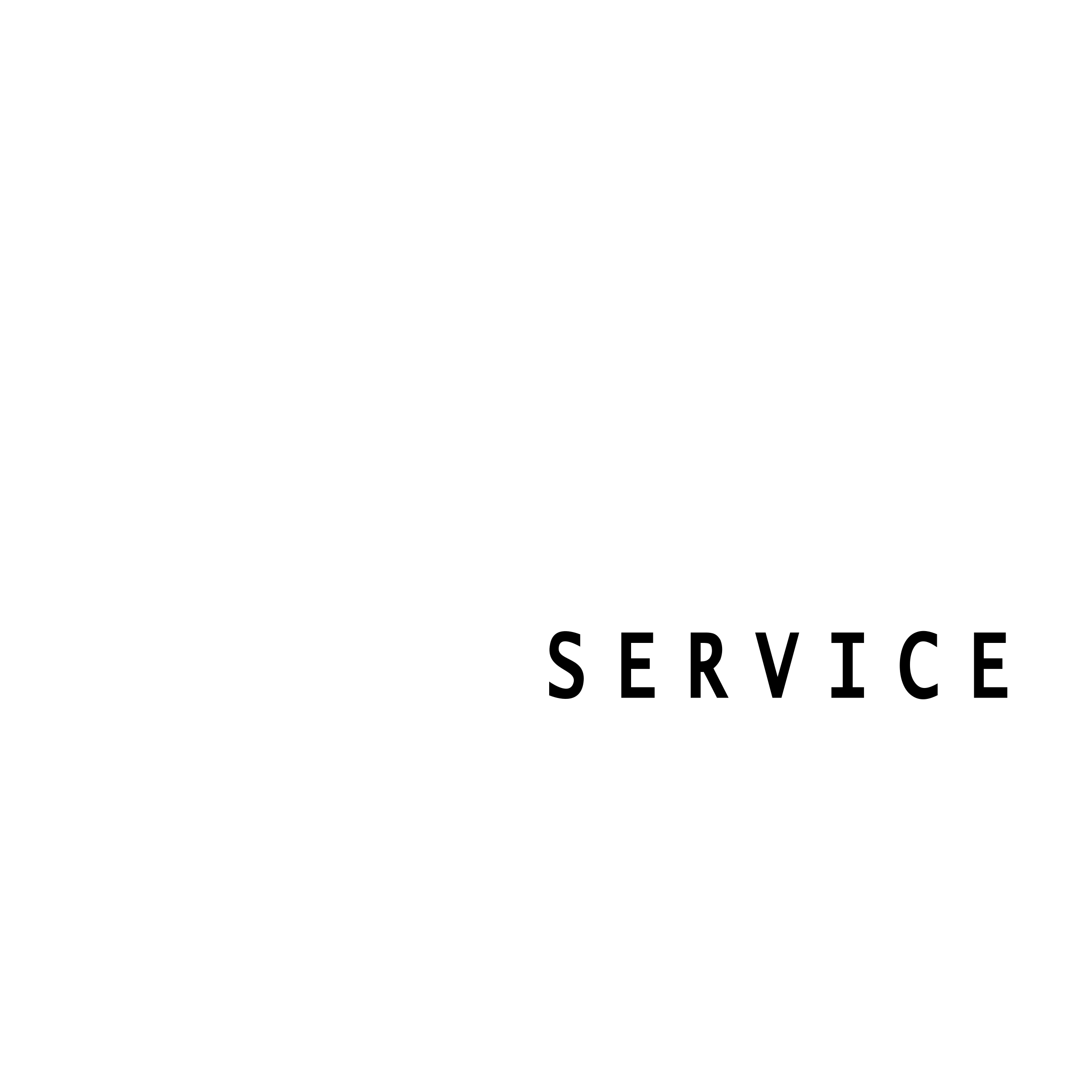 Behr Service Logo black and white
