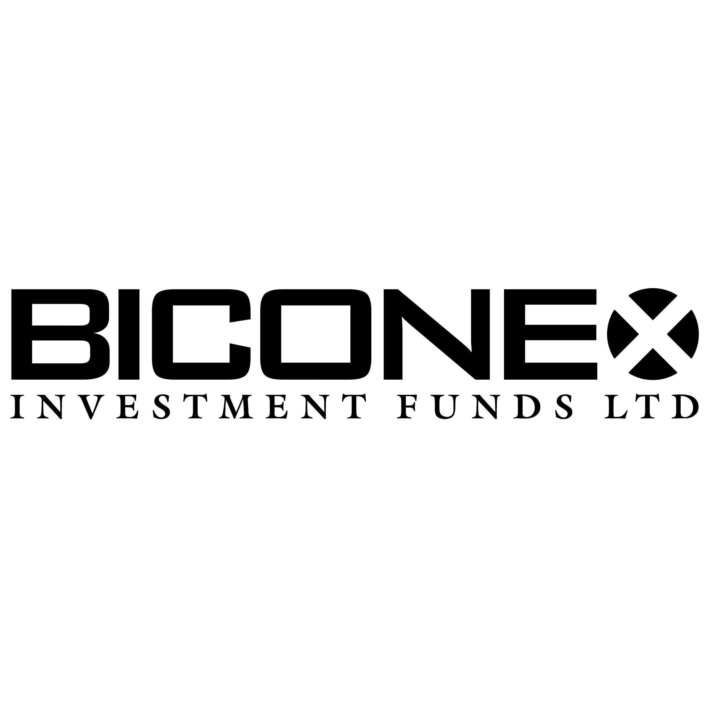 Bicone Logo black and white