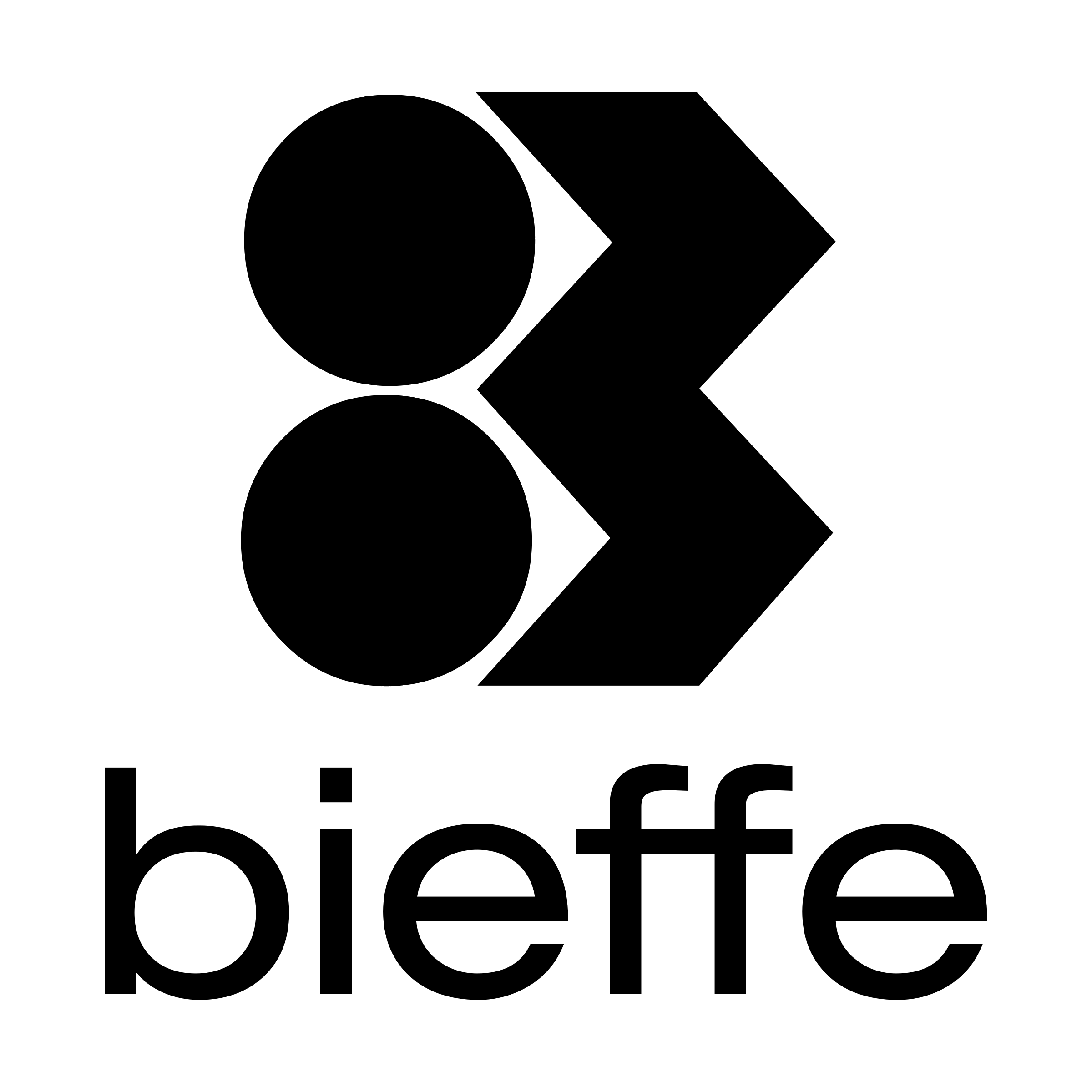 Bieffe Logo black and white