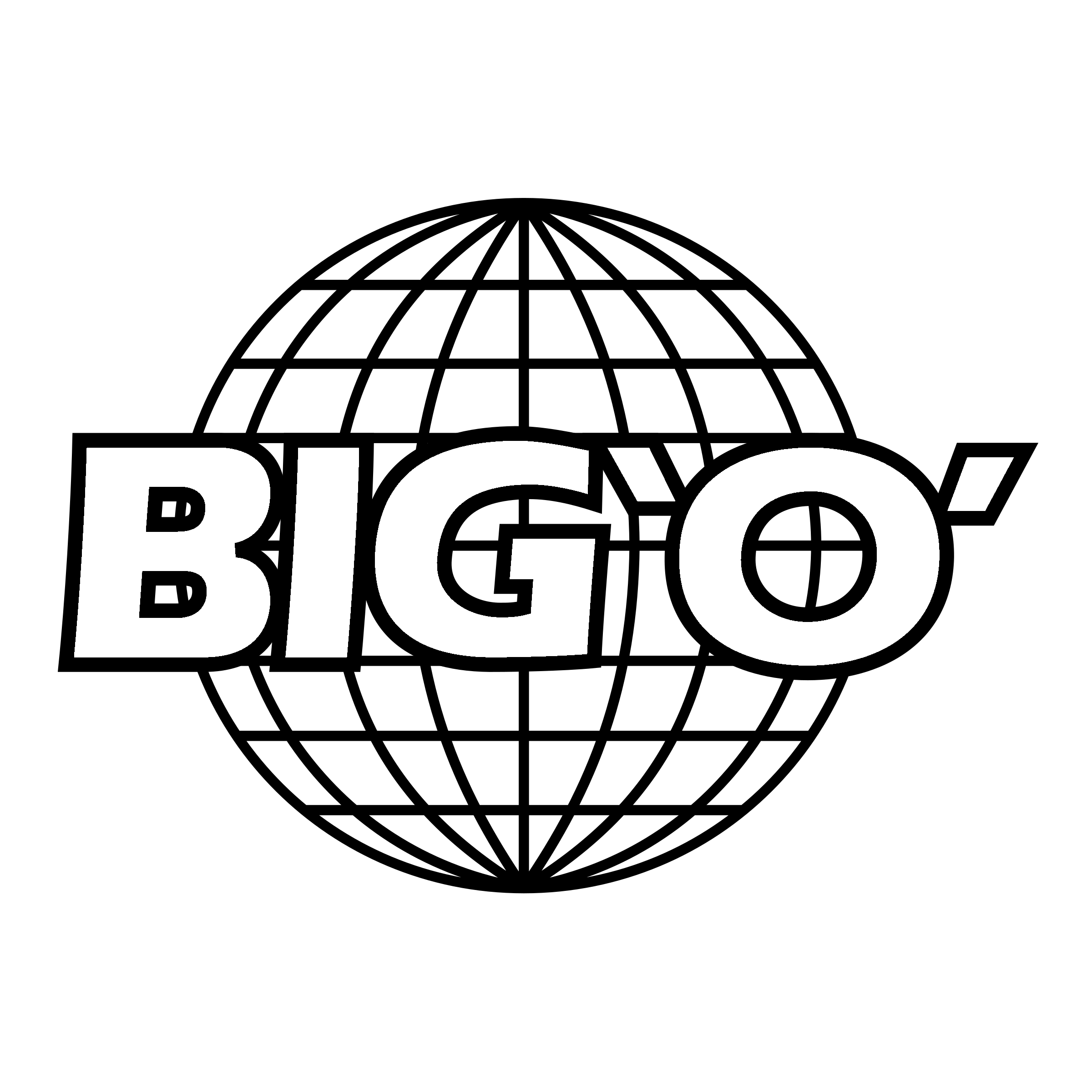 Big 'O' Logo black and white