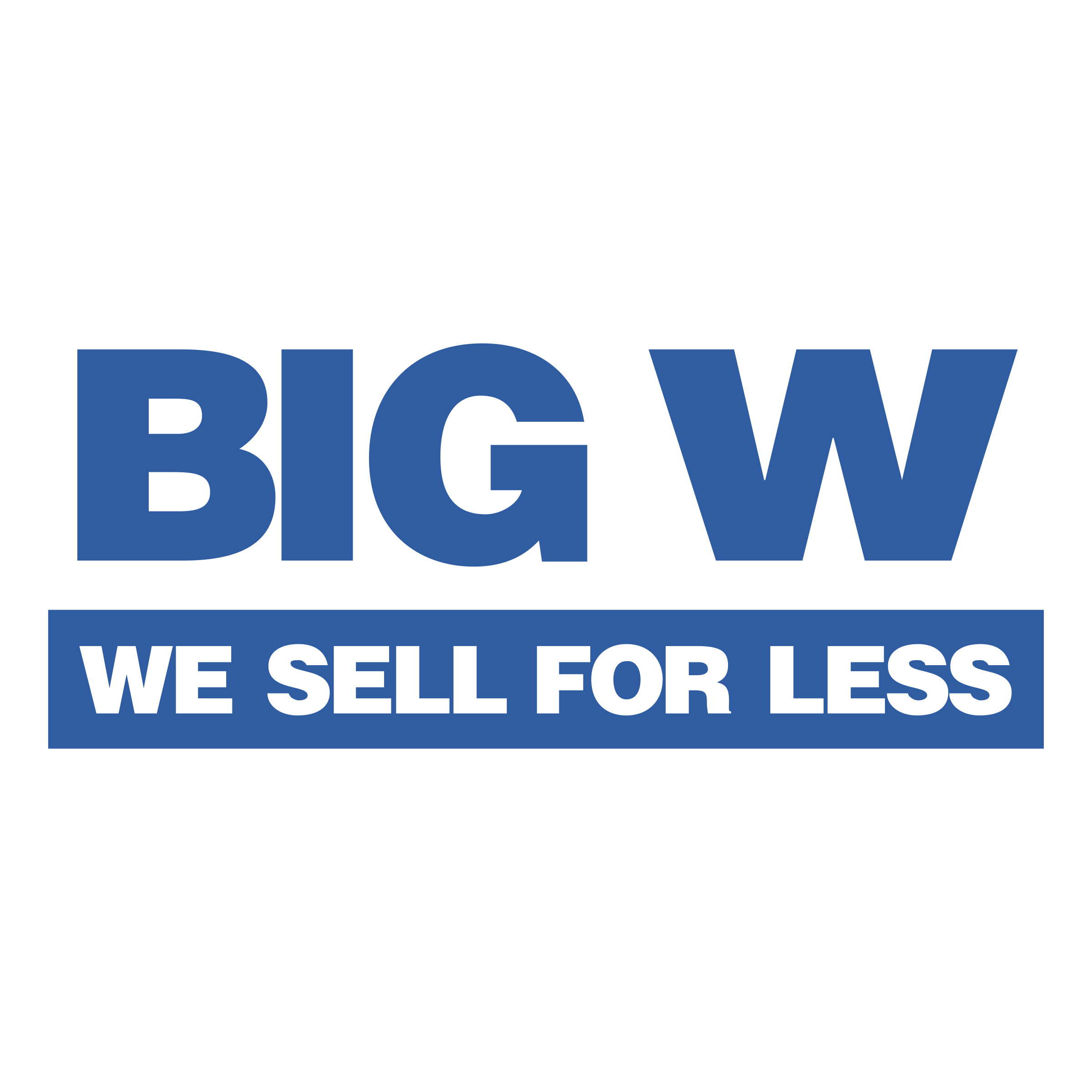 Big W 02 Logo PNG Transparent & SVG Vector Freebie Supply