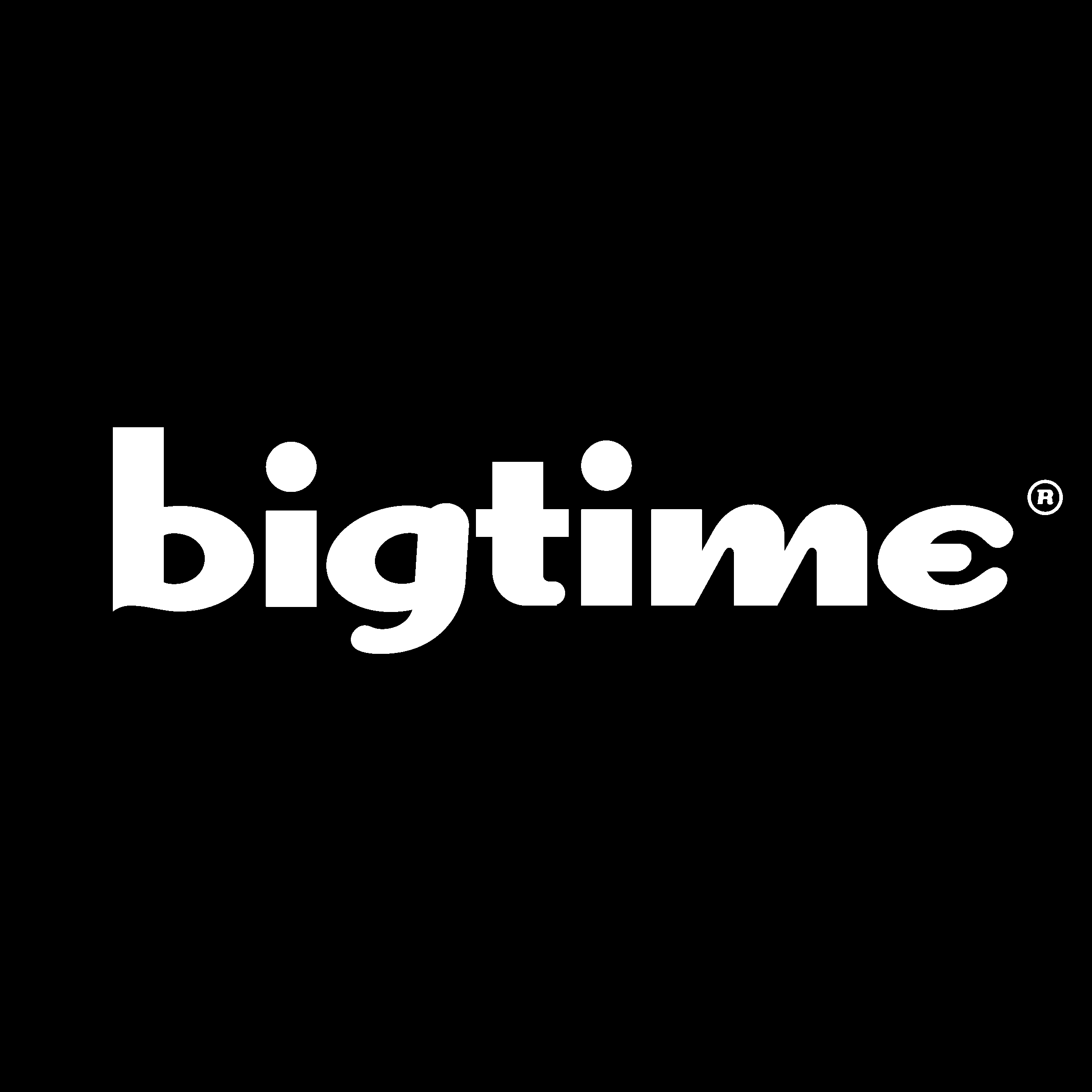 Bigtime Logo black and white