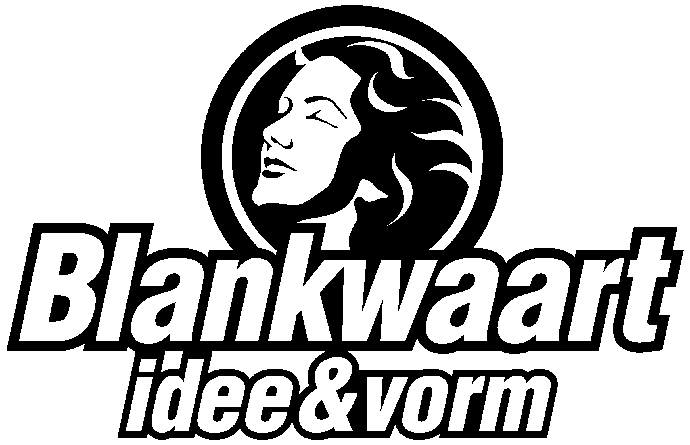 Blankwaart idee&vorm 01 Logo black and white