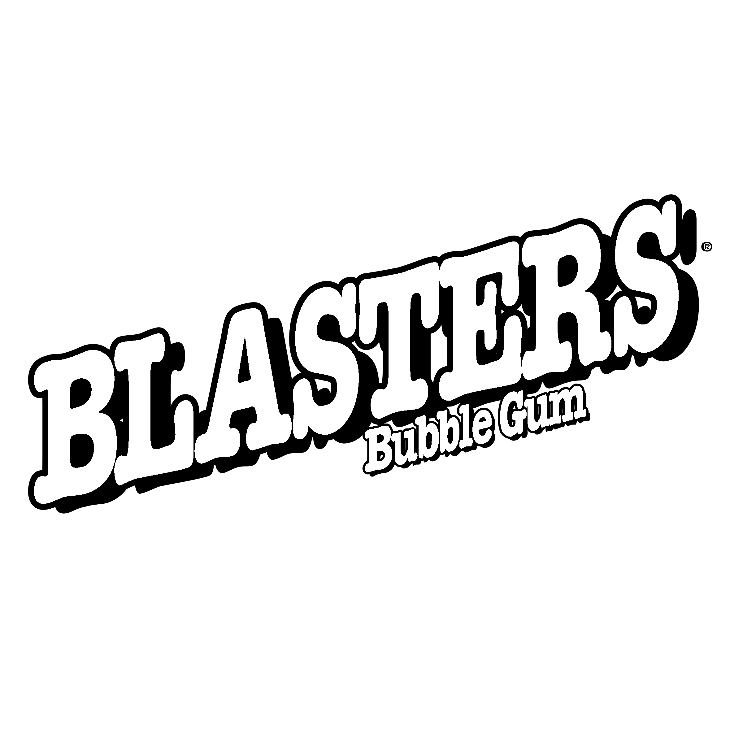 Blasters Bubble Gum Logo PNG Transparent & SVG Vector Freebie Supply