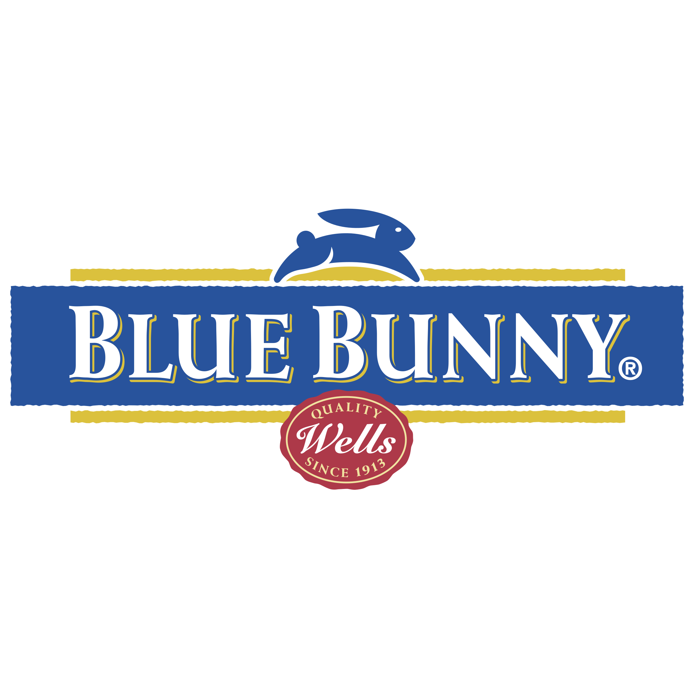 Blue Bunny Logo PNG Transparent & SVG Vector - Freebie Supply