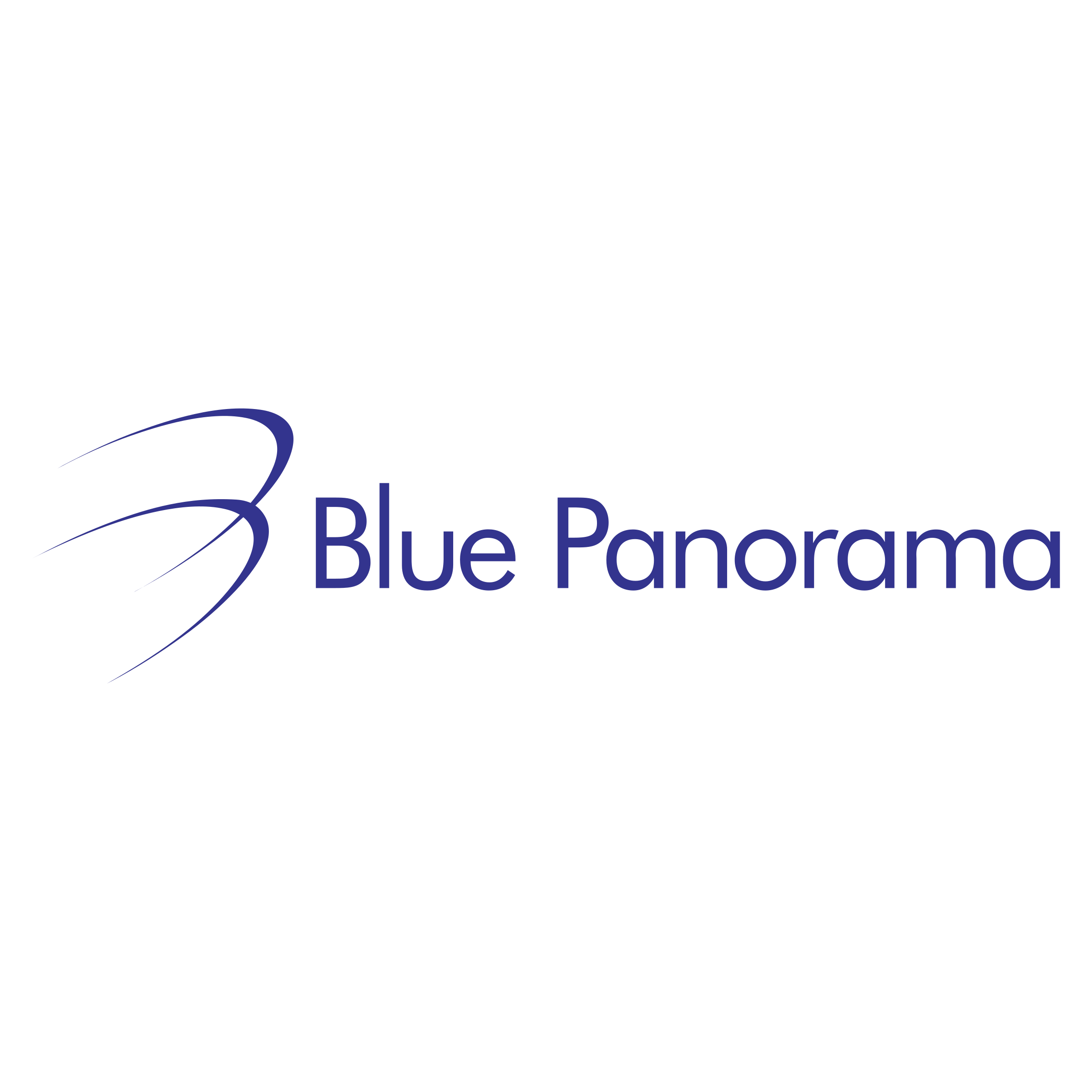Blue Panorama Logo png transparent