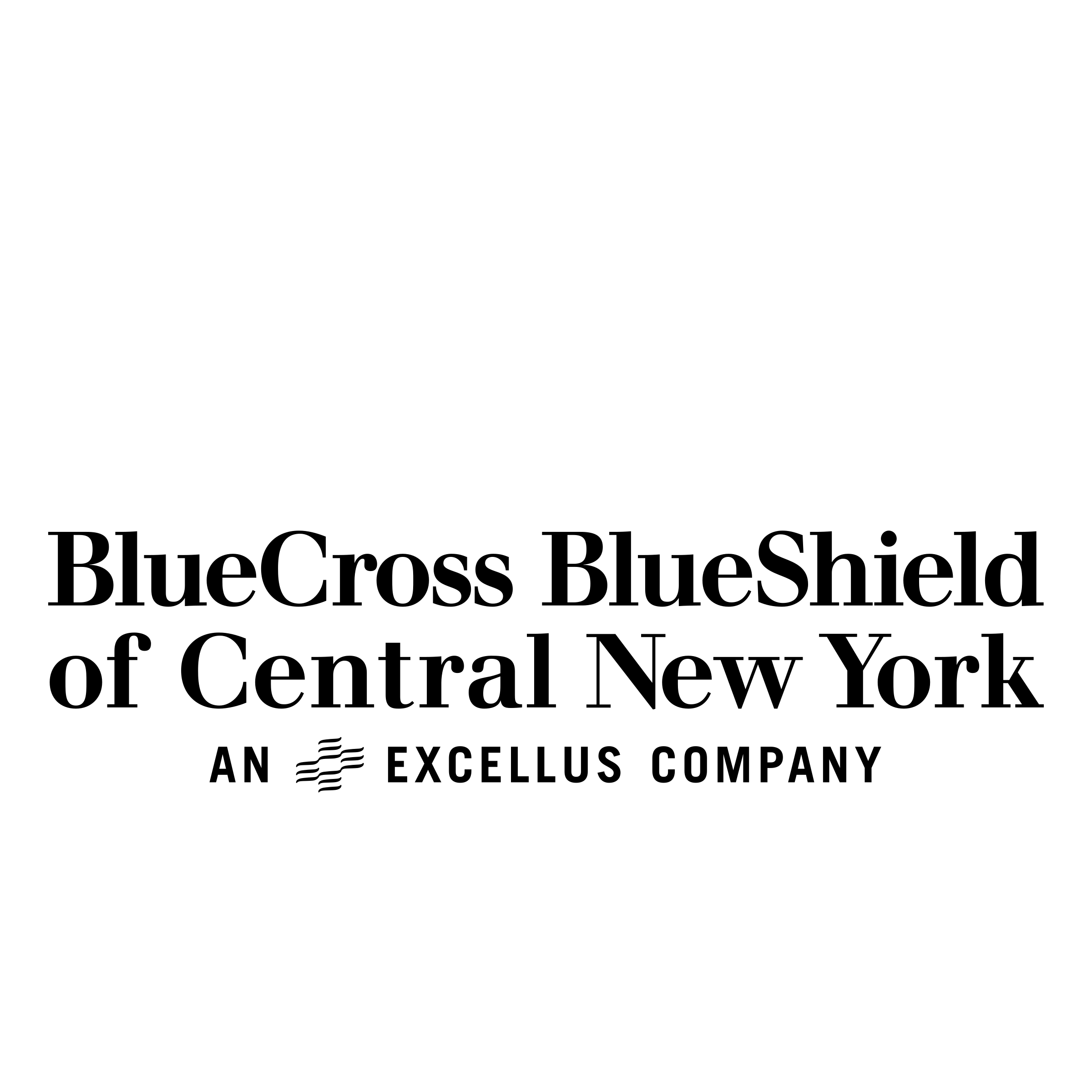 BlueCross BlueShield of Central New York 01 Logo black and white