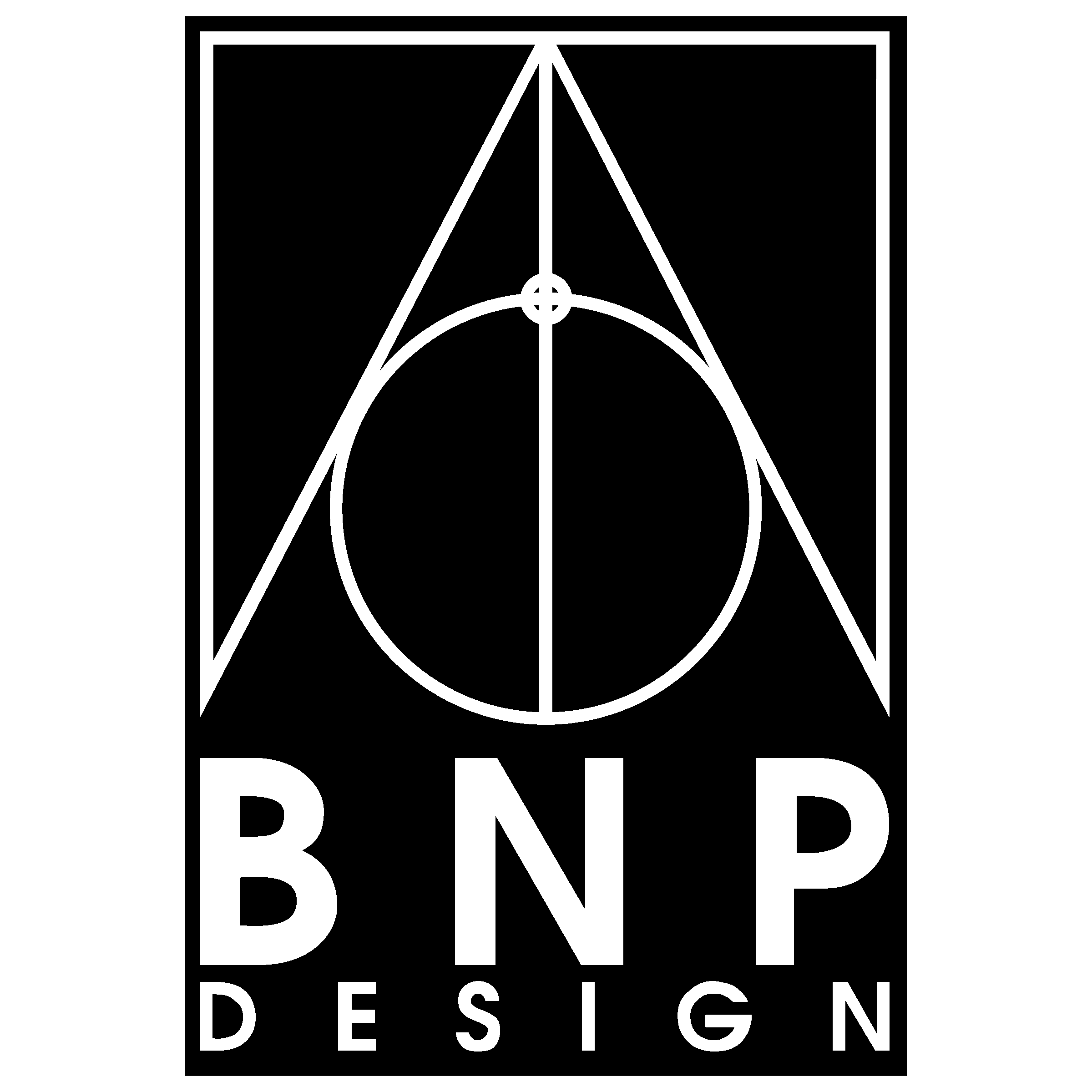 BNP Design Logo black and white