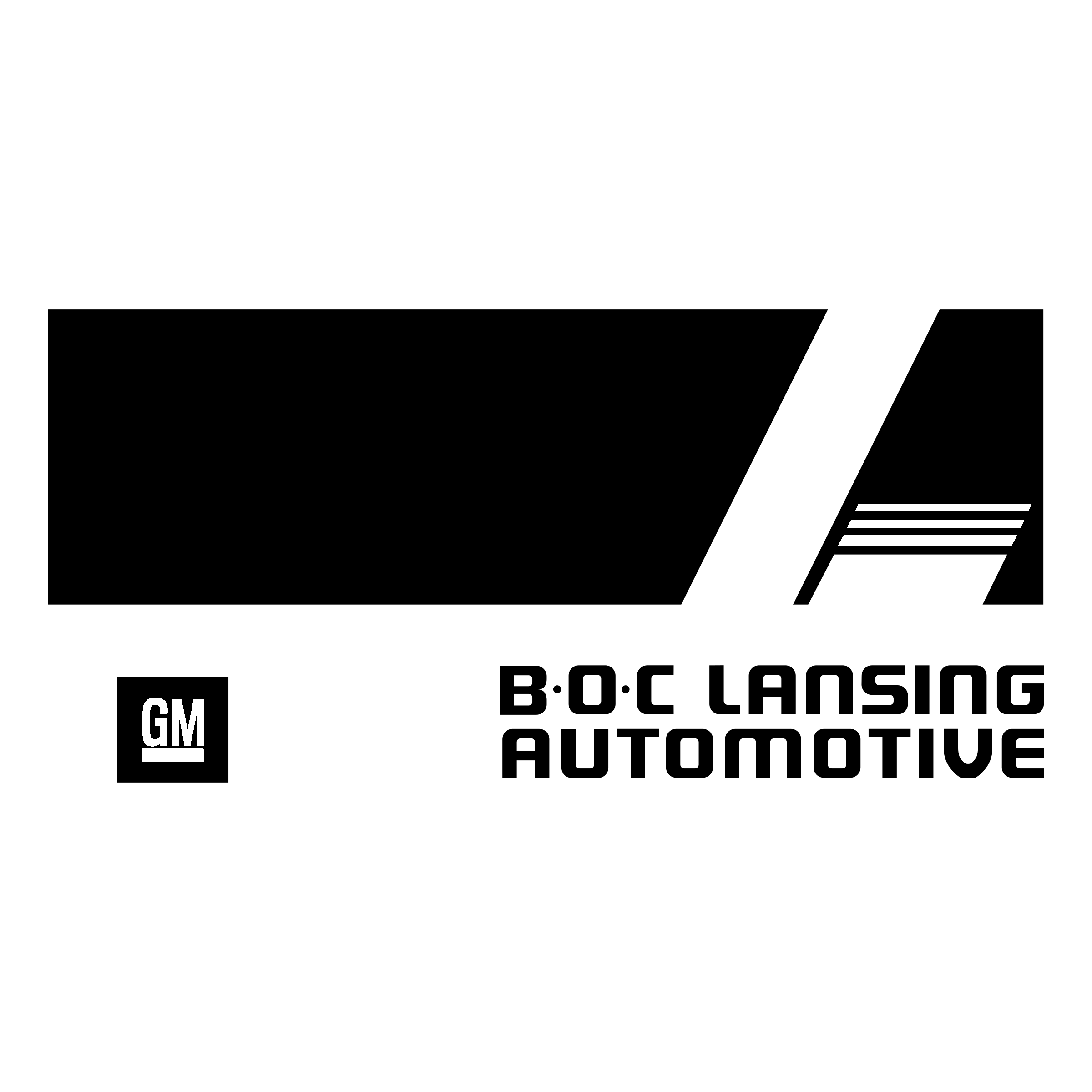 BOC Lancing Automotive Logo black and white