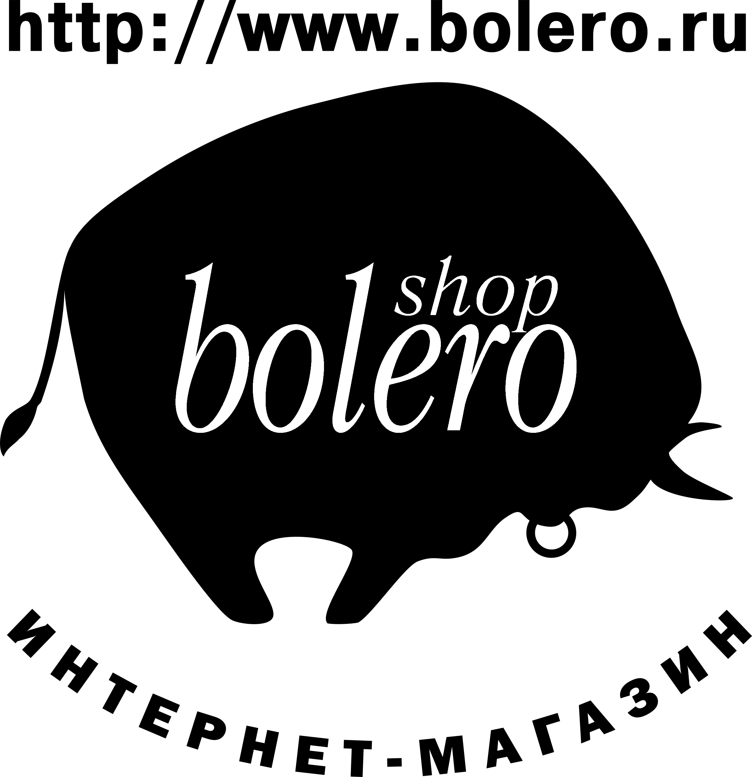 Bolero inet shop Logo black and white
