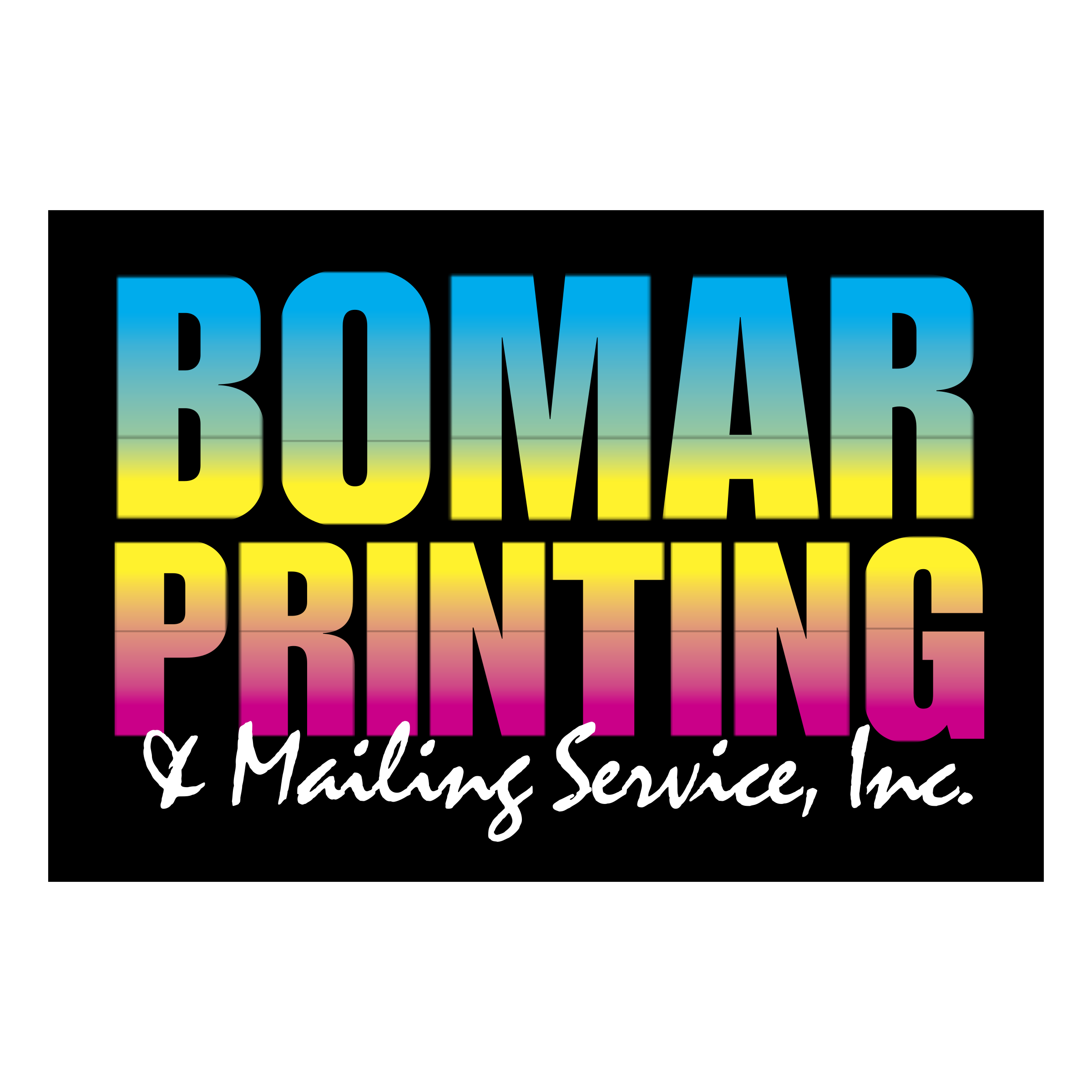 Bomar Printing Logo PNG Transparent & SVG Vector Freebie Supply