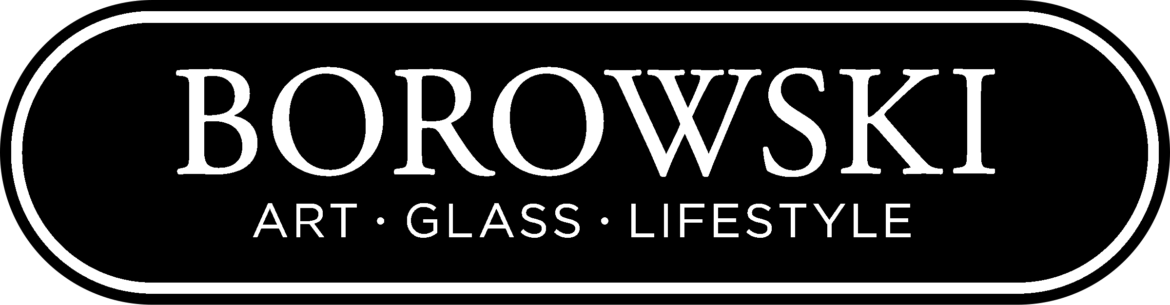 Borowski Glass Logo black and white