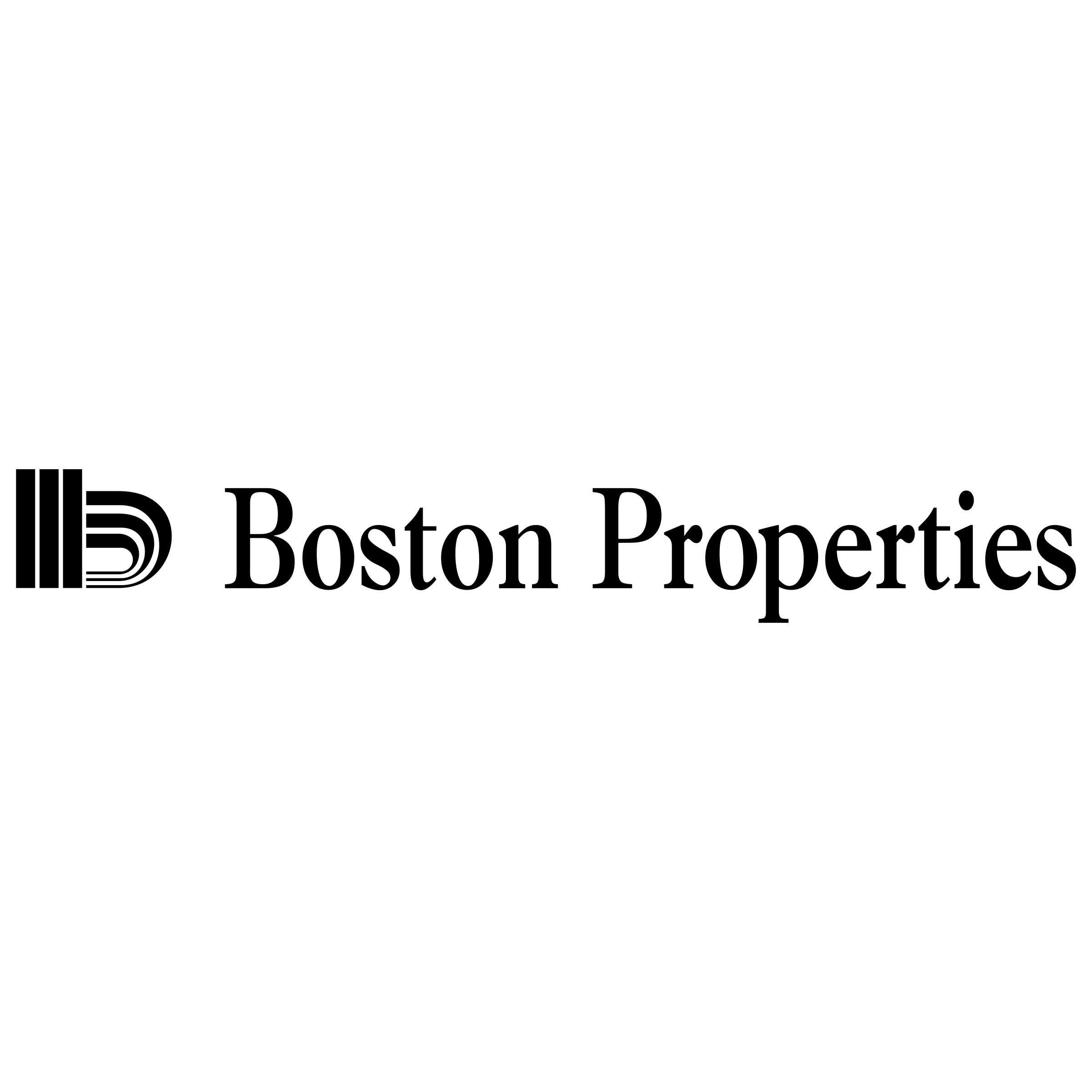 Boston Properties 8907 Logo black and white