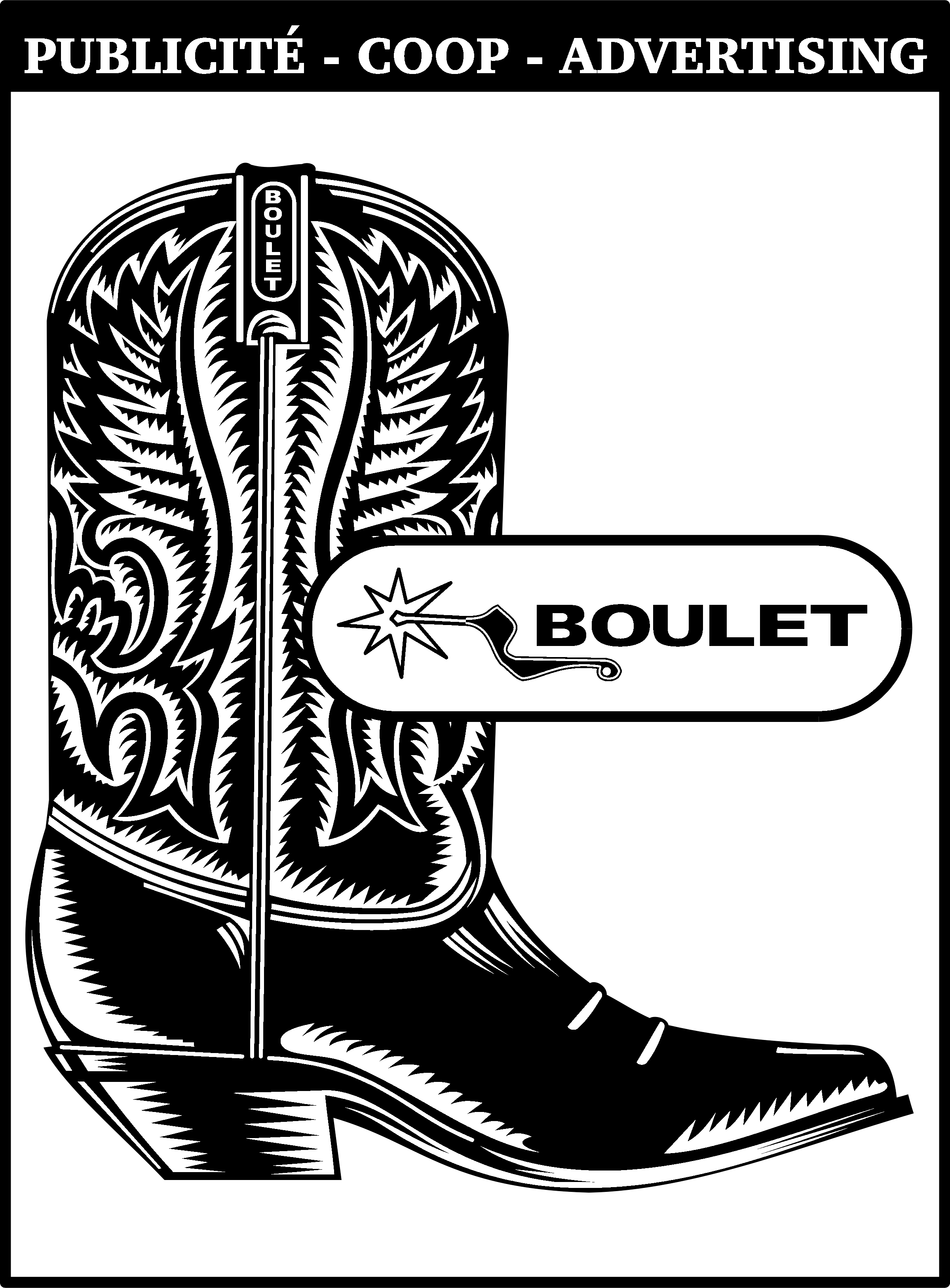 Boulet Logo black and white