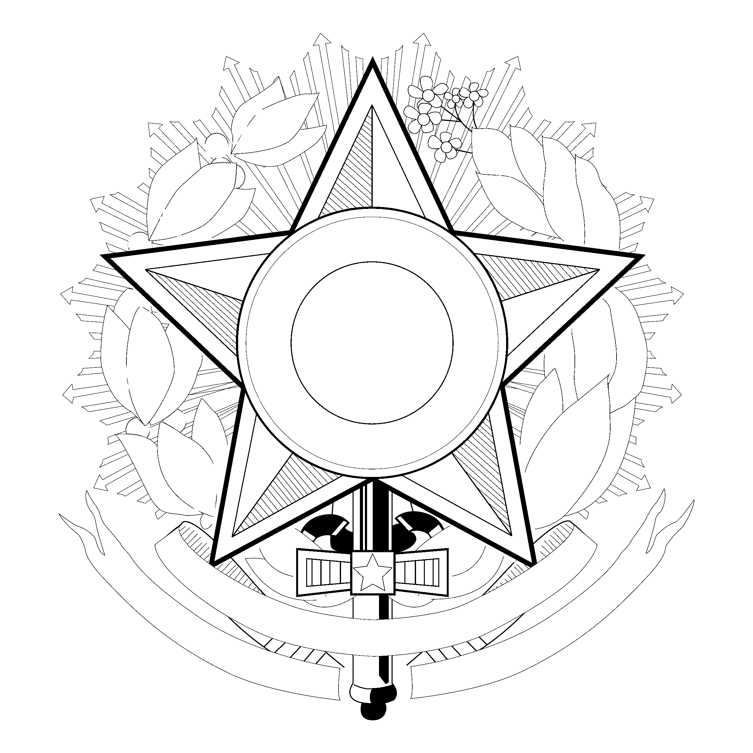 Brasilia 01 Logo black and white