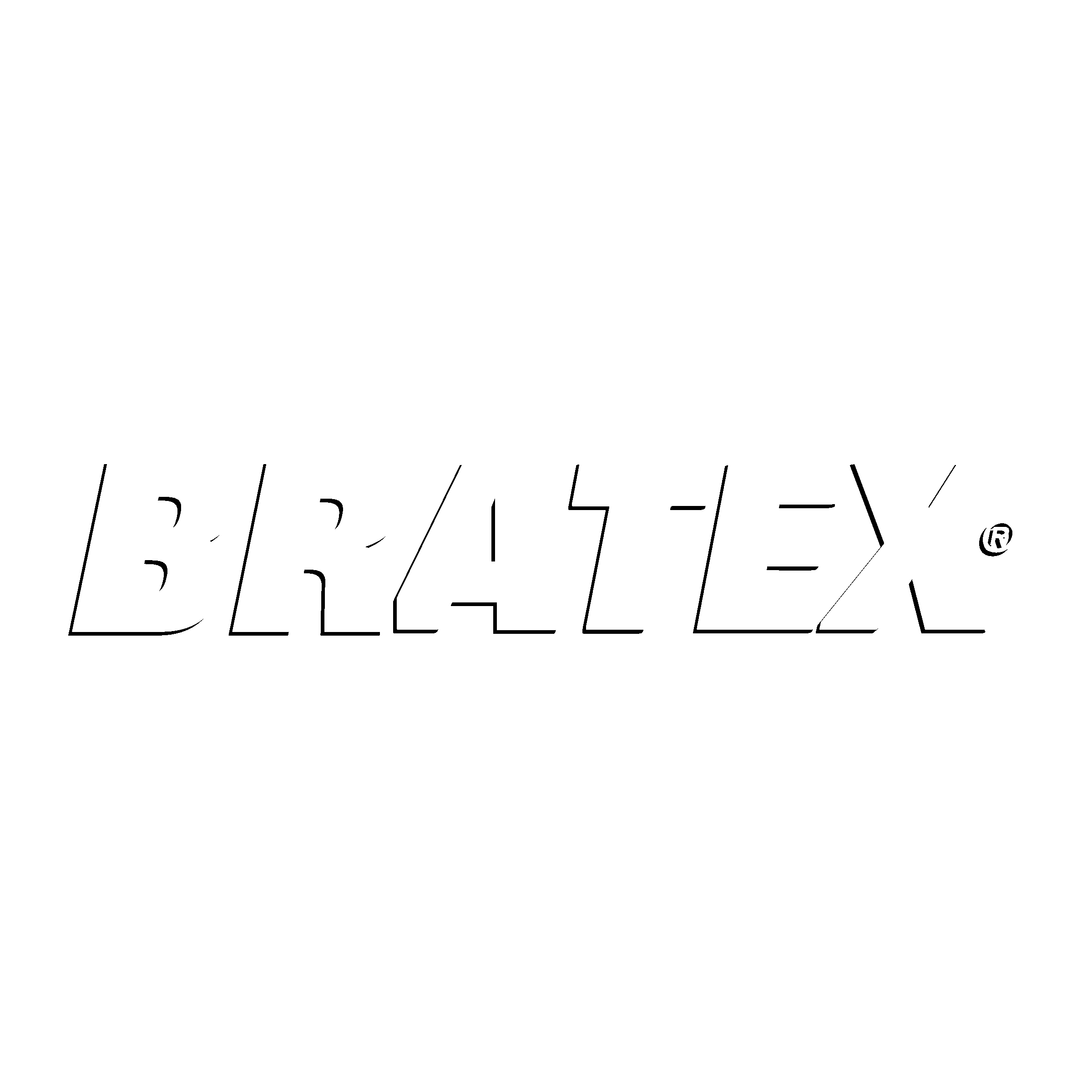 Bratex Logo black and white