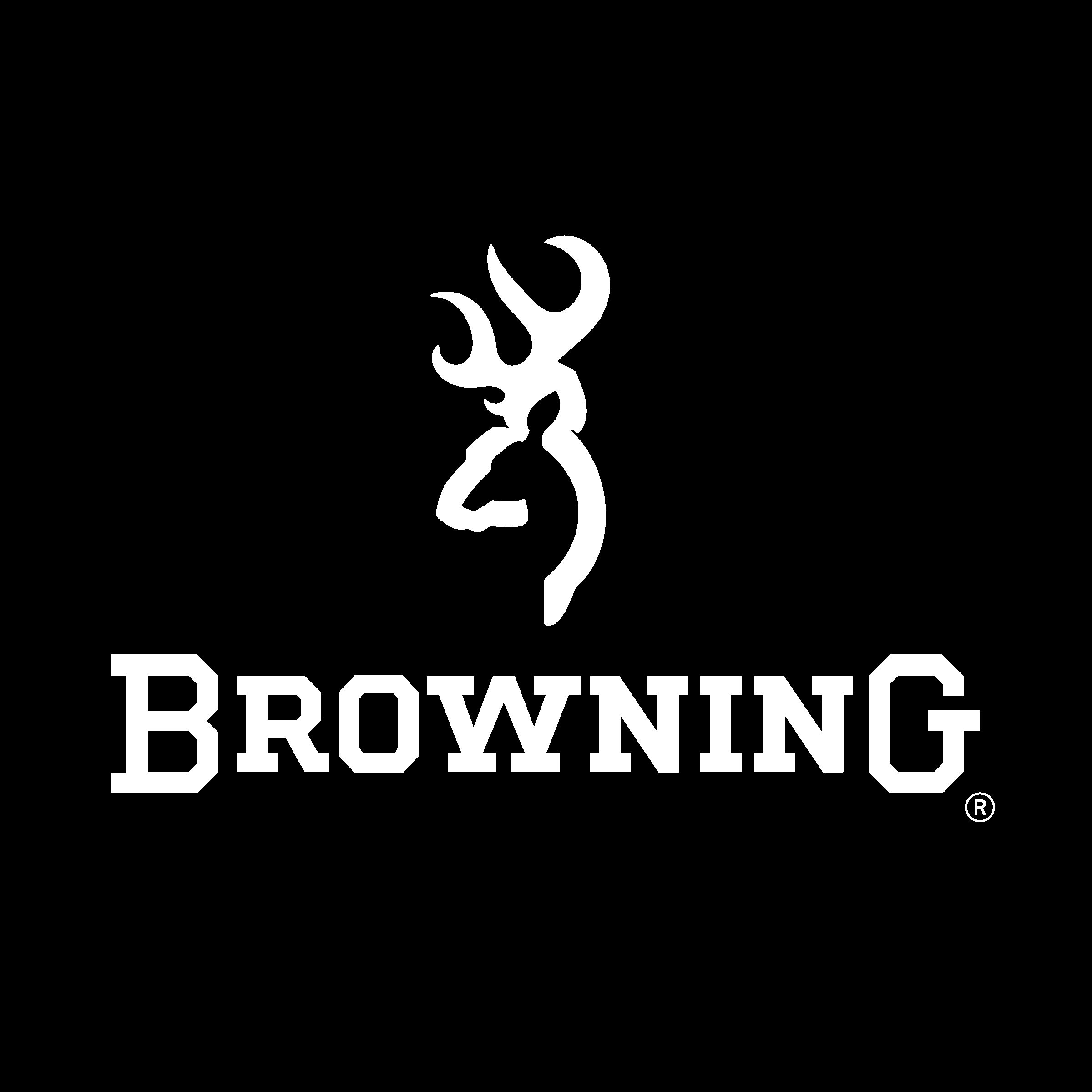 Browning 01 Logo black and white