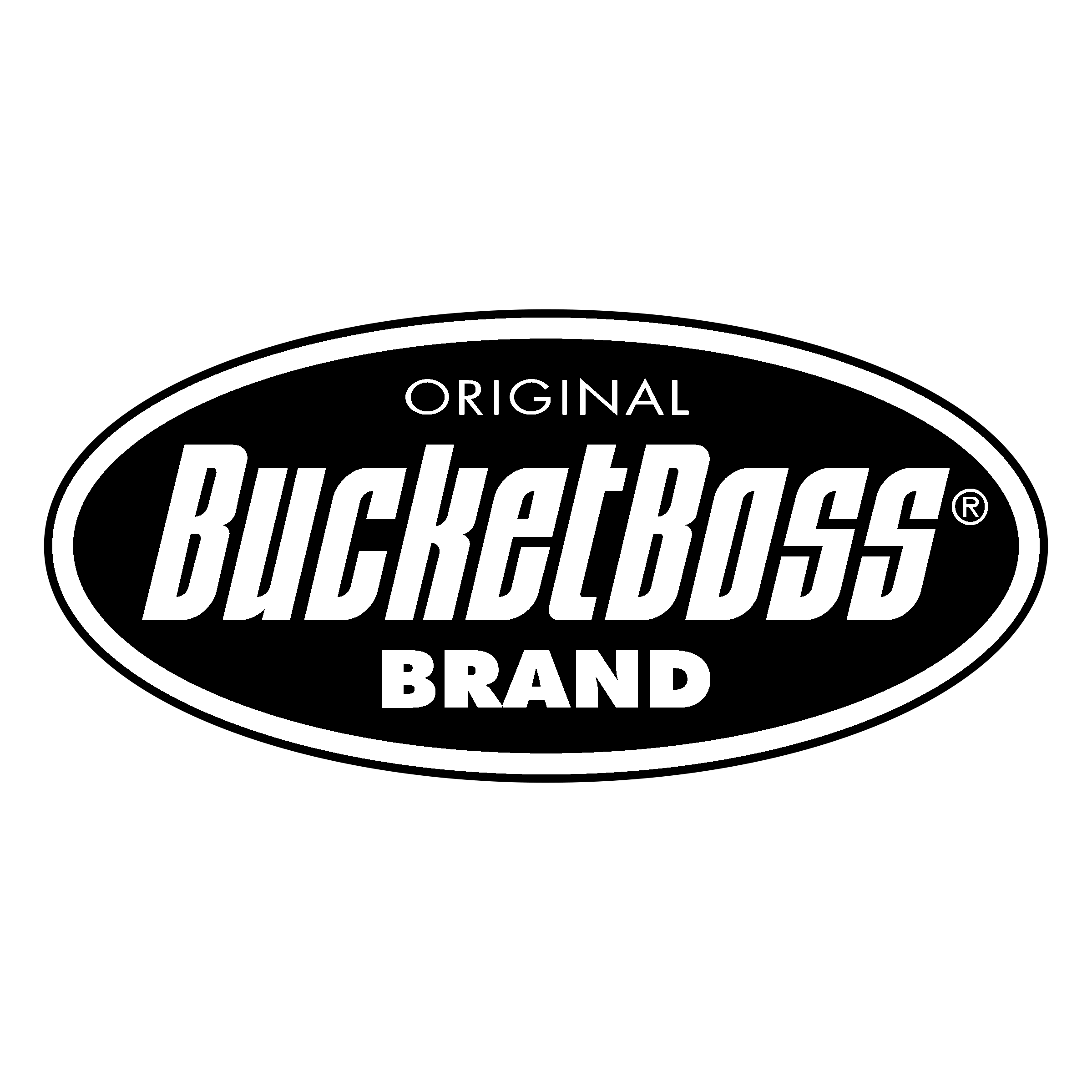 BucketBoss Brand Logo black and white