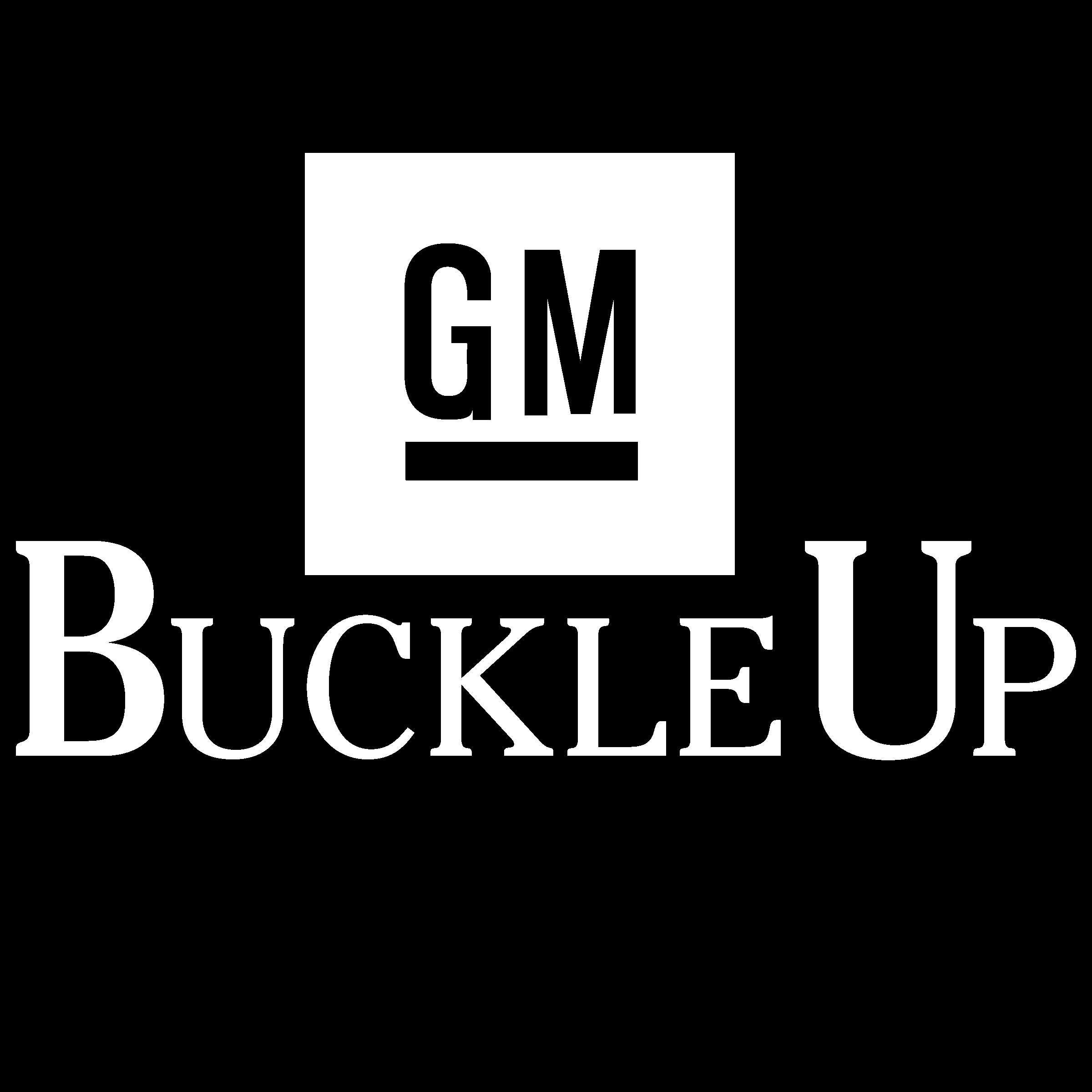 Buckle Up America 01 Logo black and white