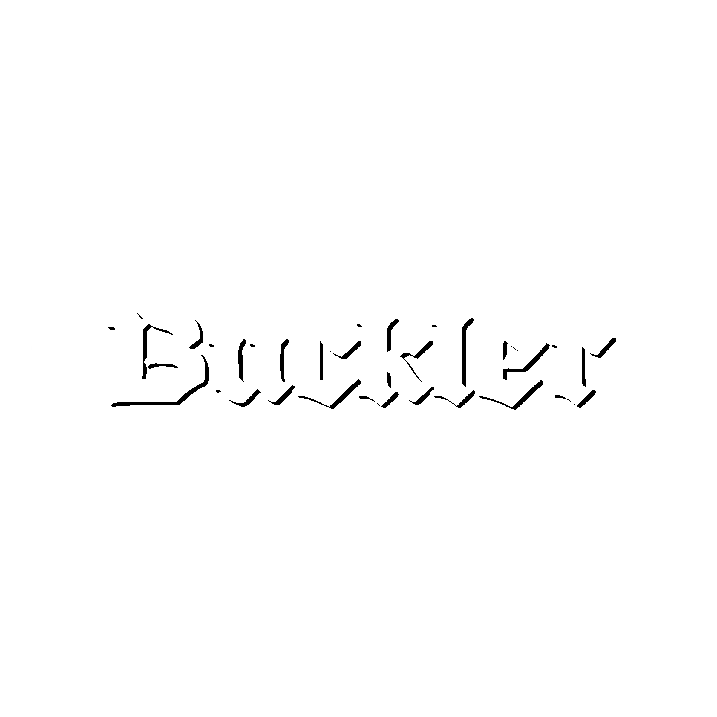 Buckler 01 Logo black and white