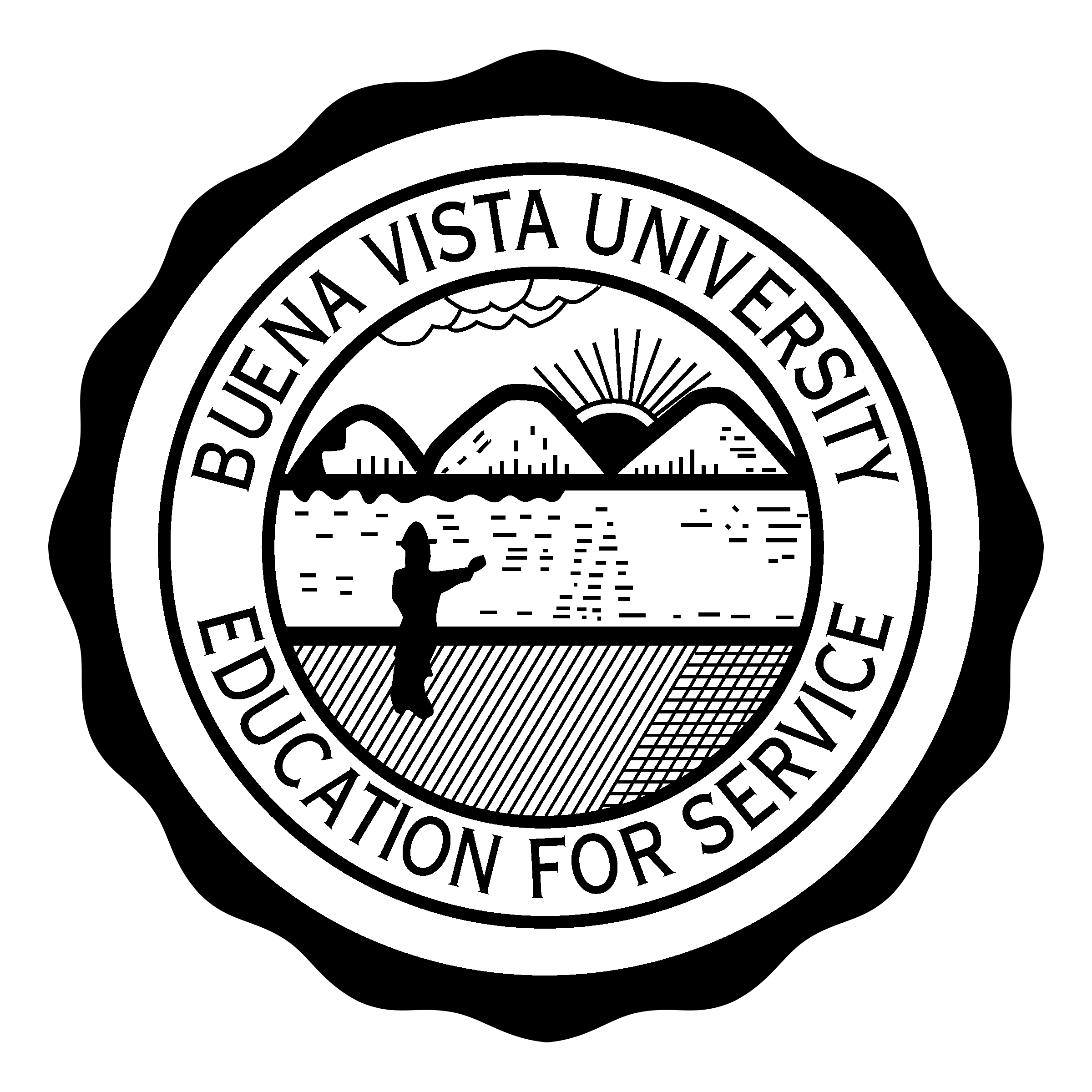 Buena Vista University 05 Logo black and white