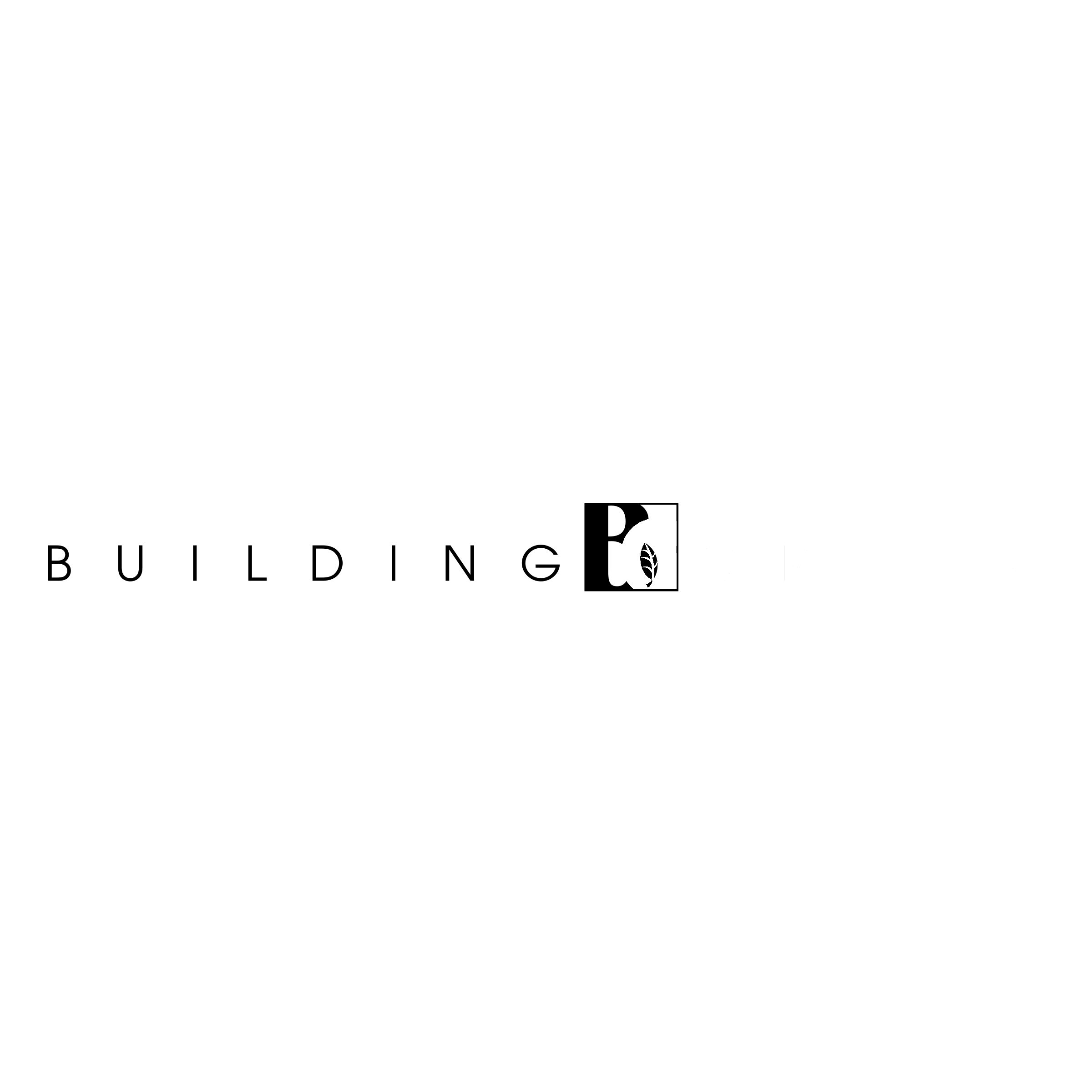 Building Green Logo black and white