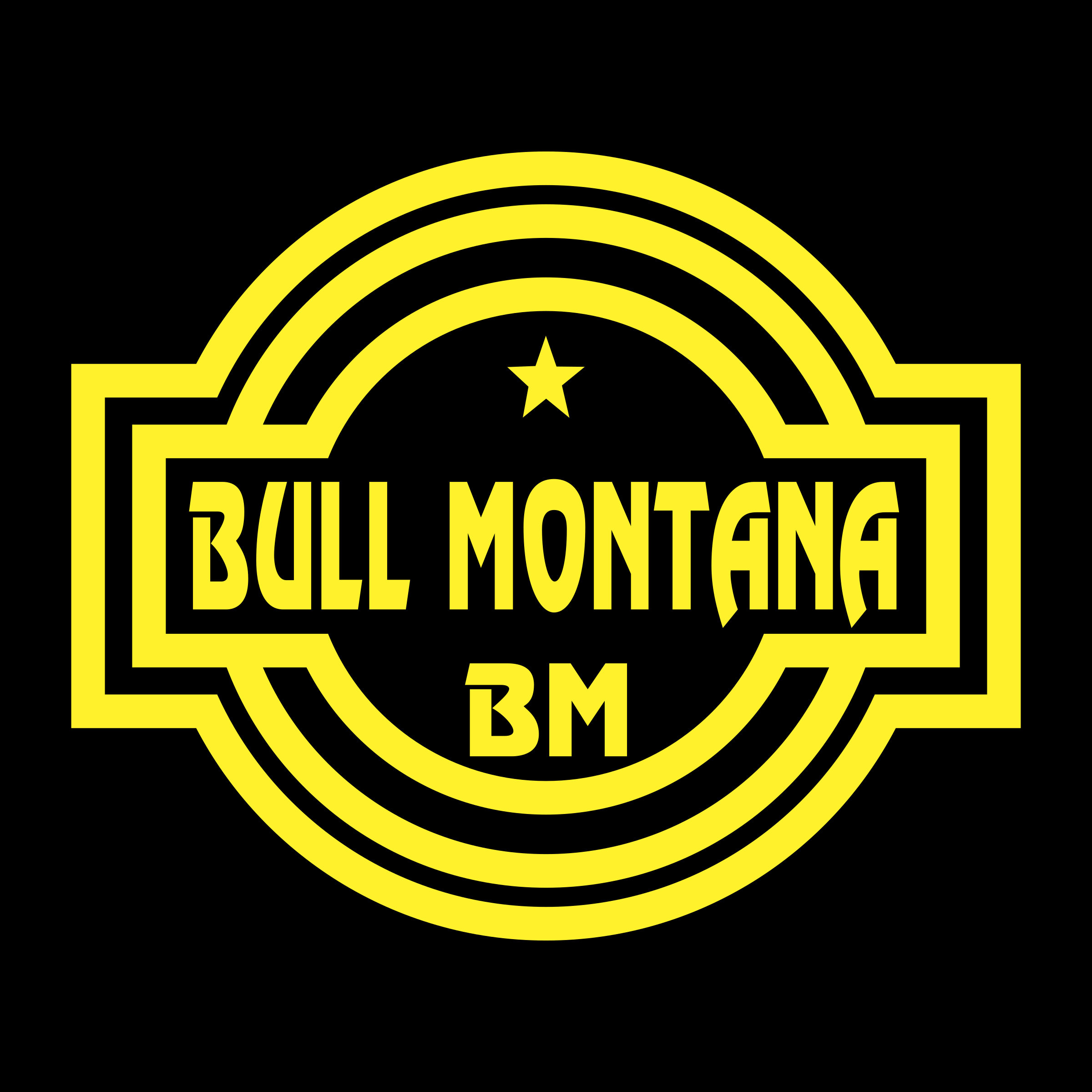 Bull Montana Logo png transparent