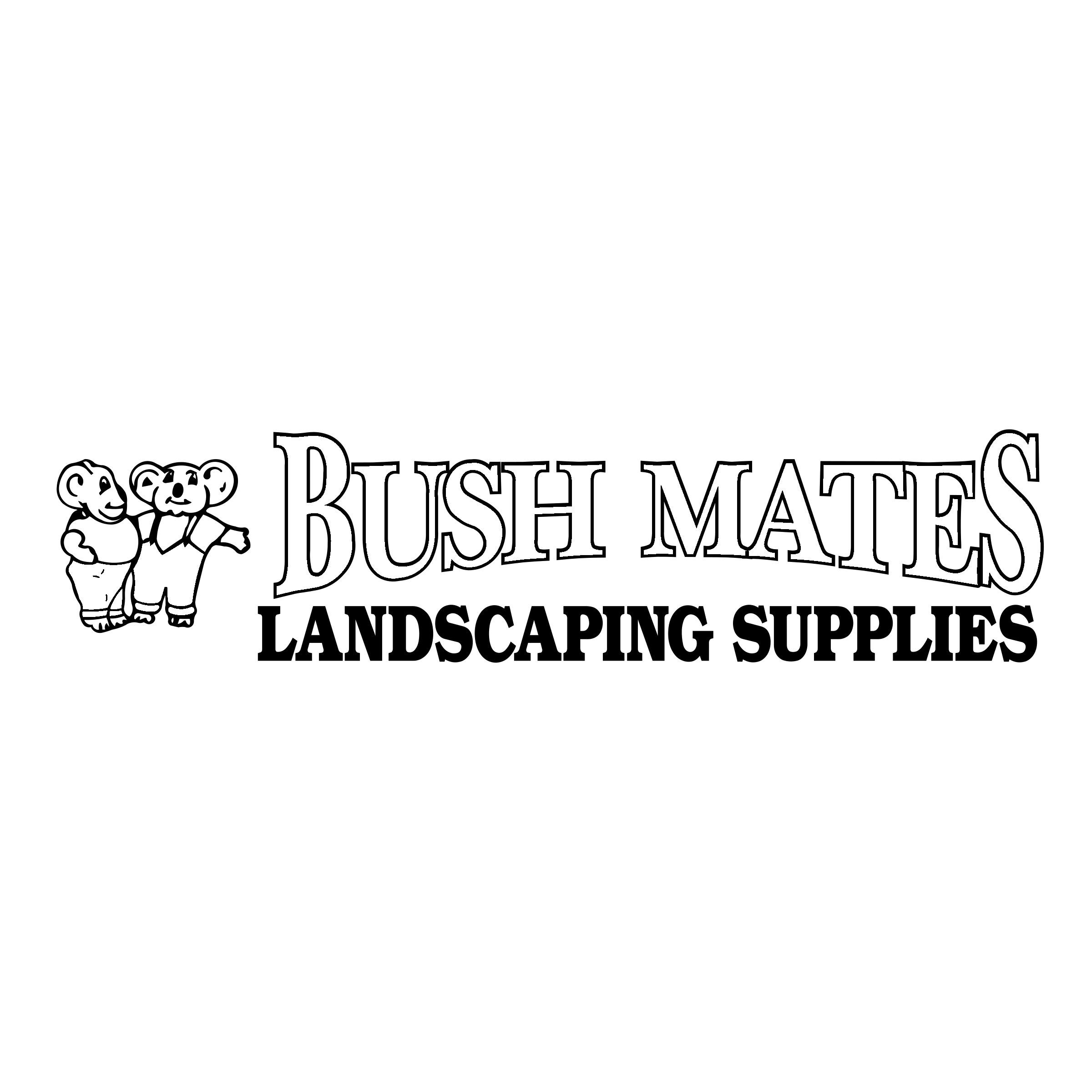 Bush Mates 01 Logo black and white