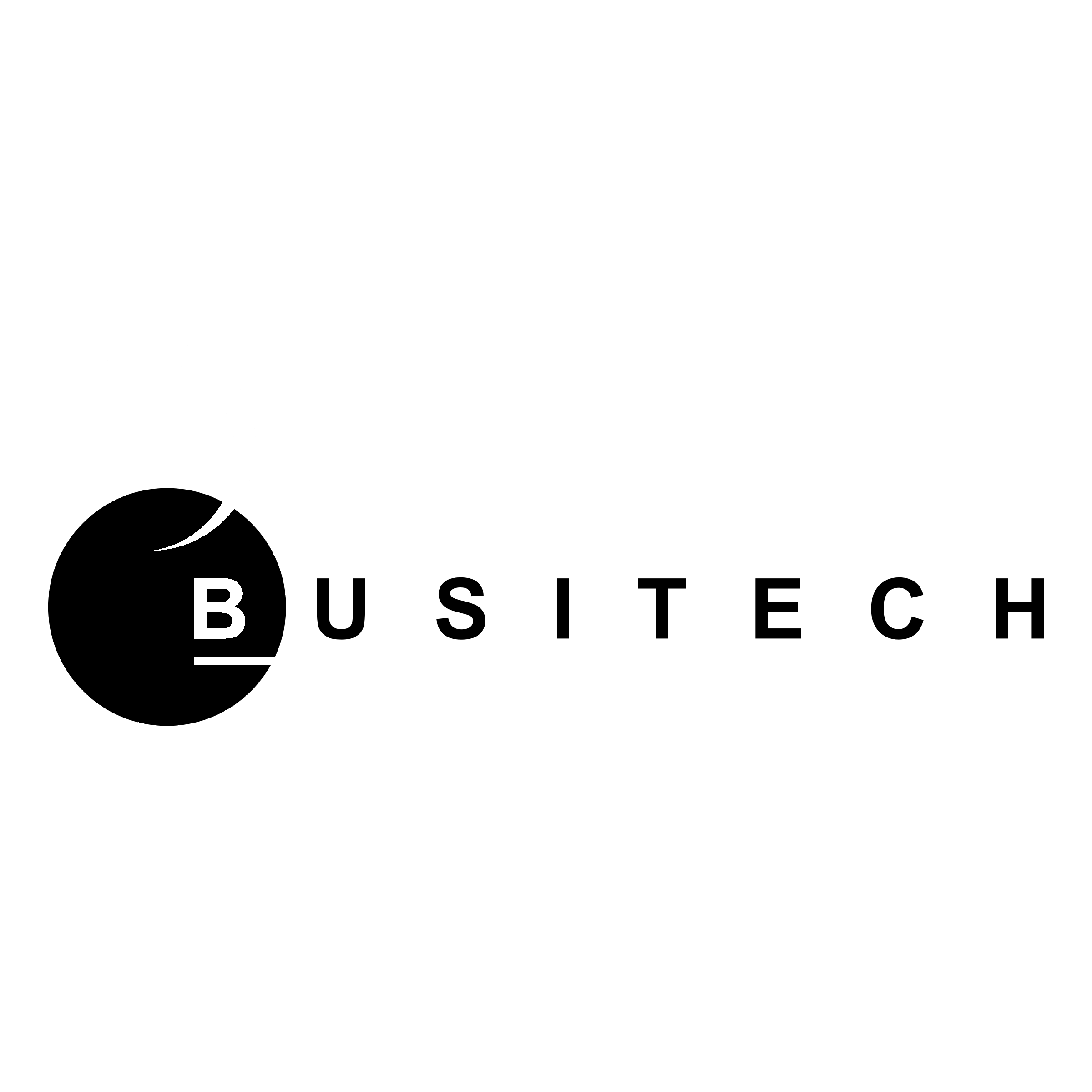 Busitech Logo black and white
