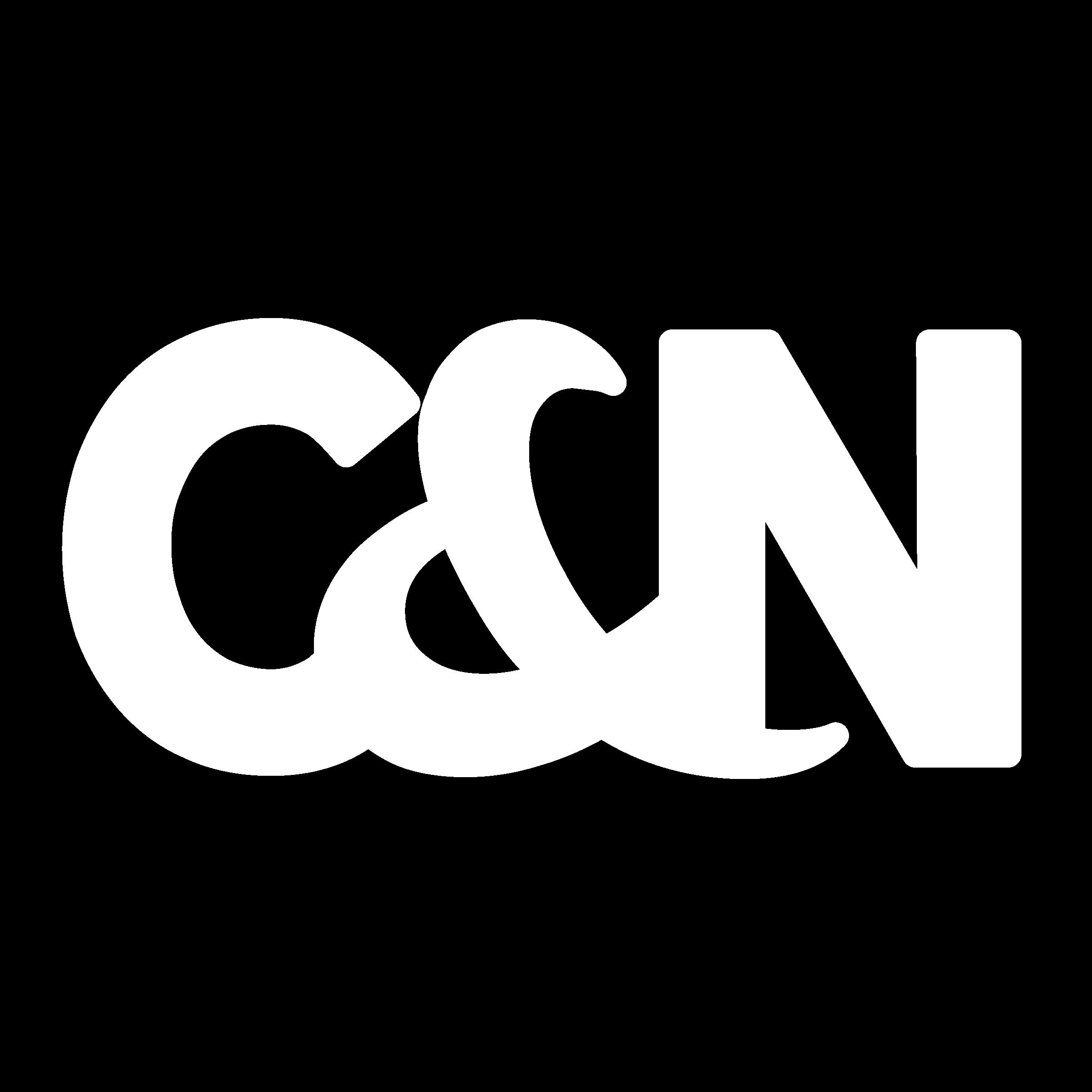 C&N Logo black and white