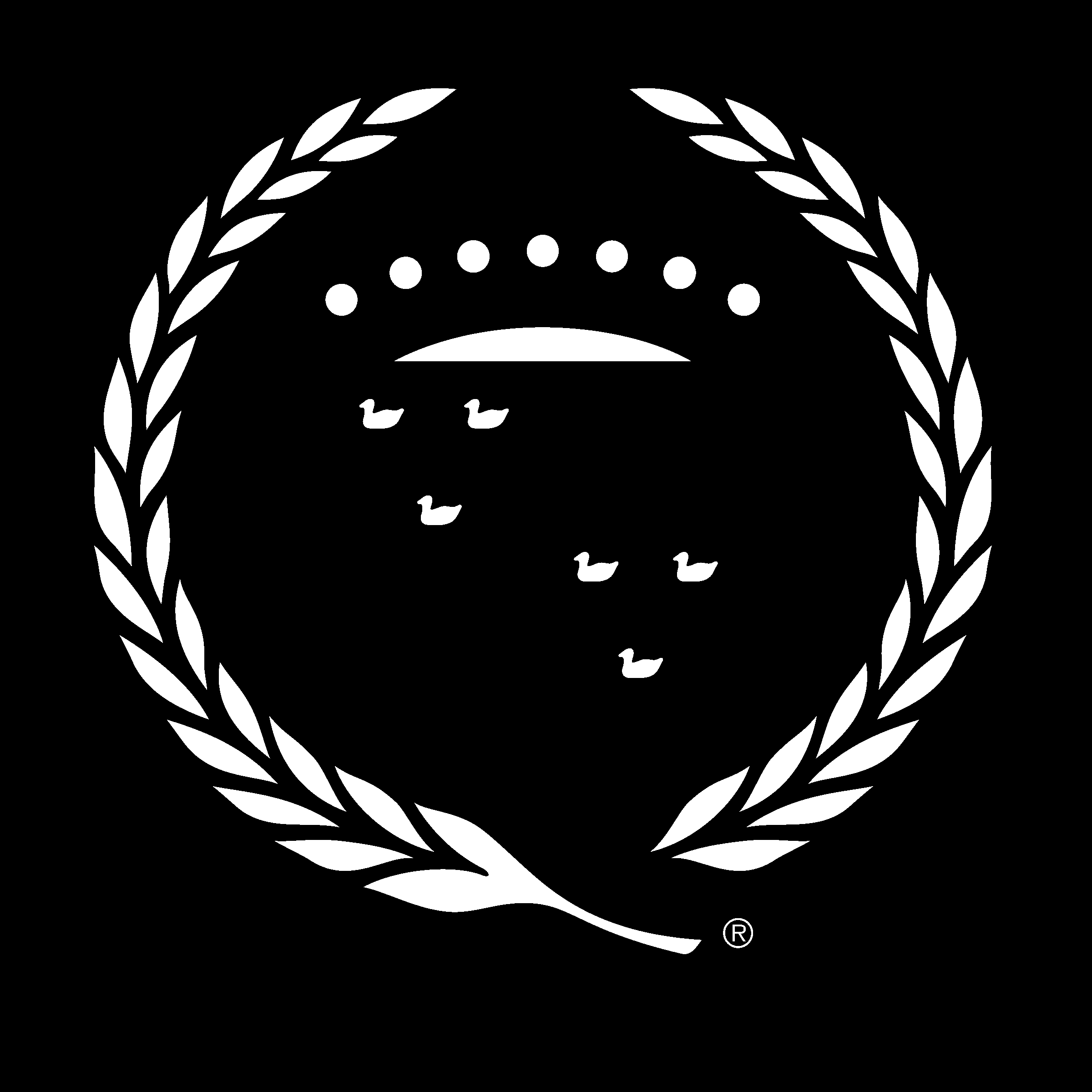 Cadillac 6554 Logo black and white