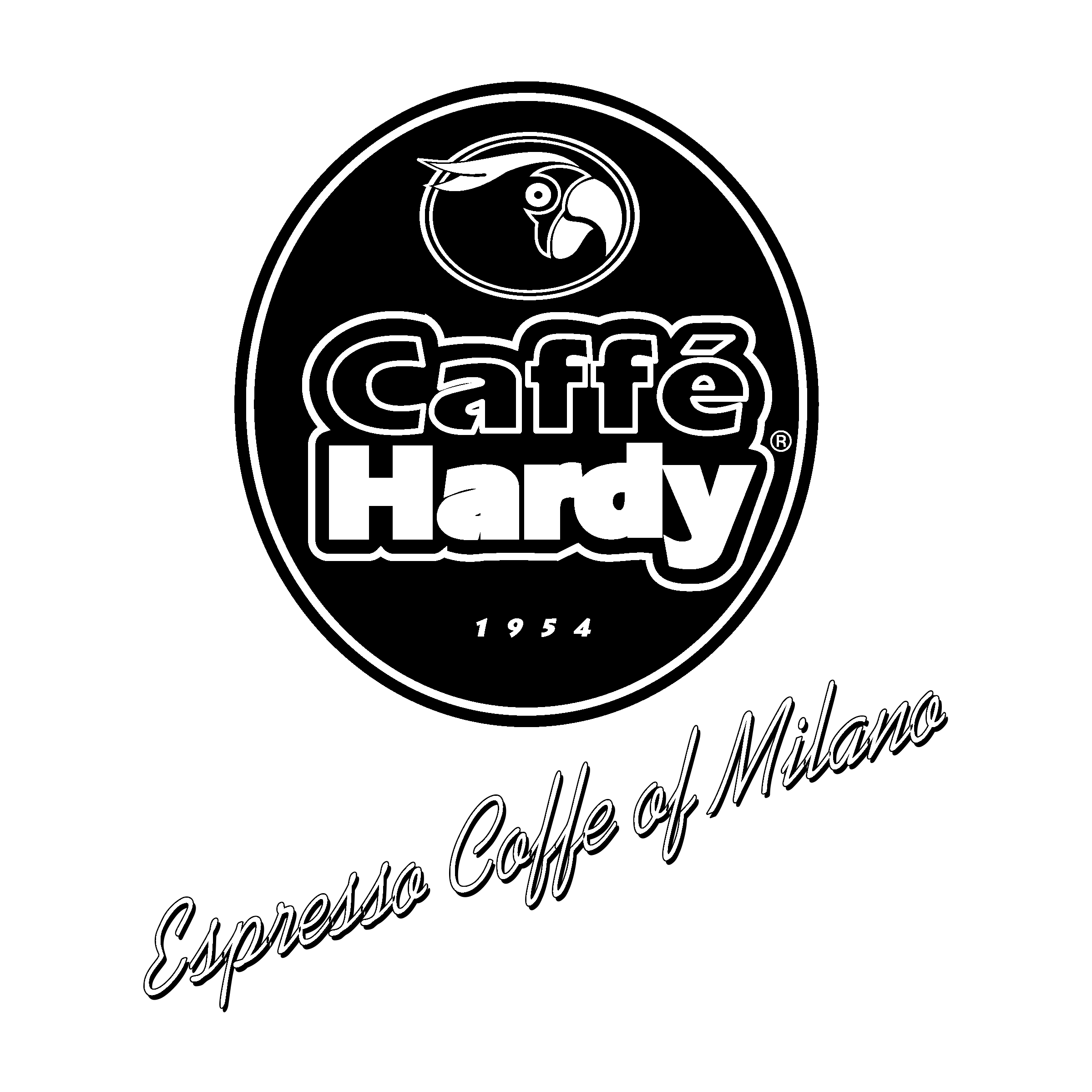 Caffe Hardy Logo black and white