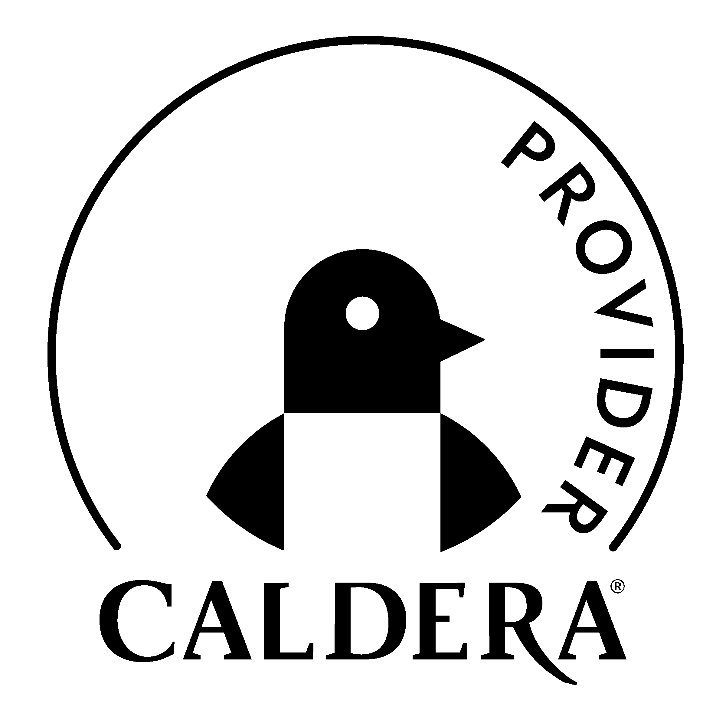 Caldera OpenLearning Provider Logo black and white
