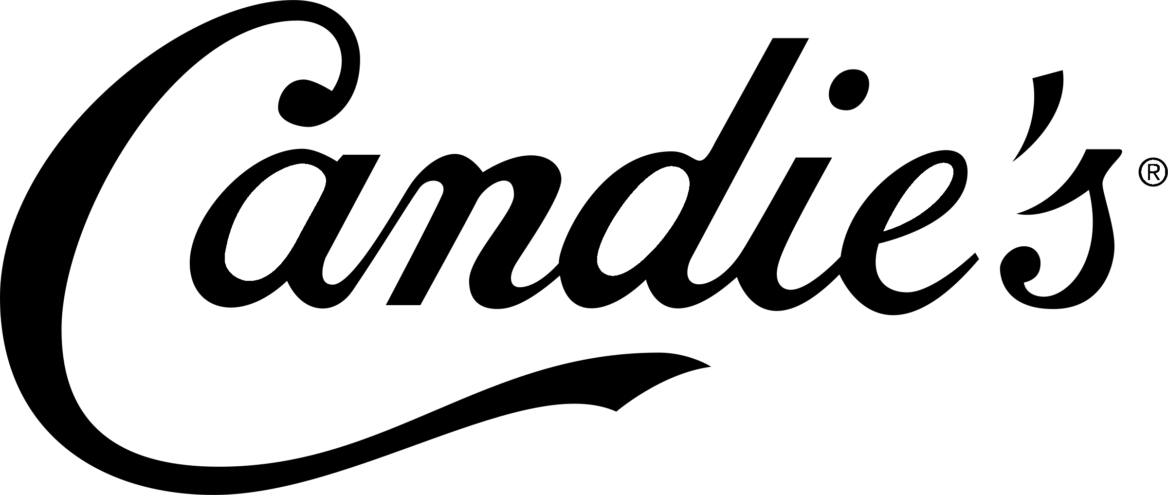 Candies Logo black and white