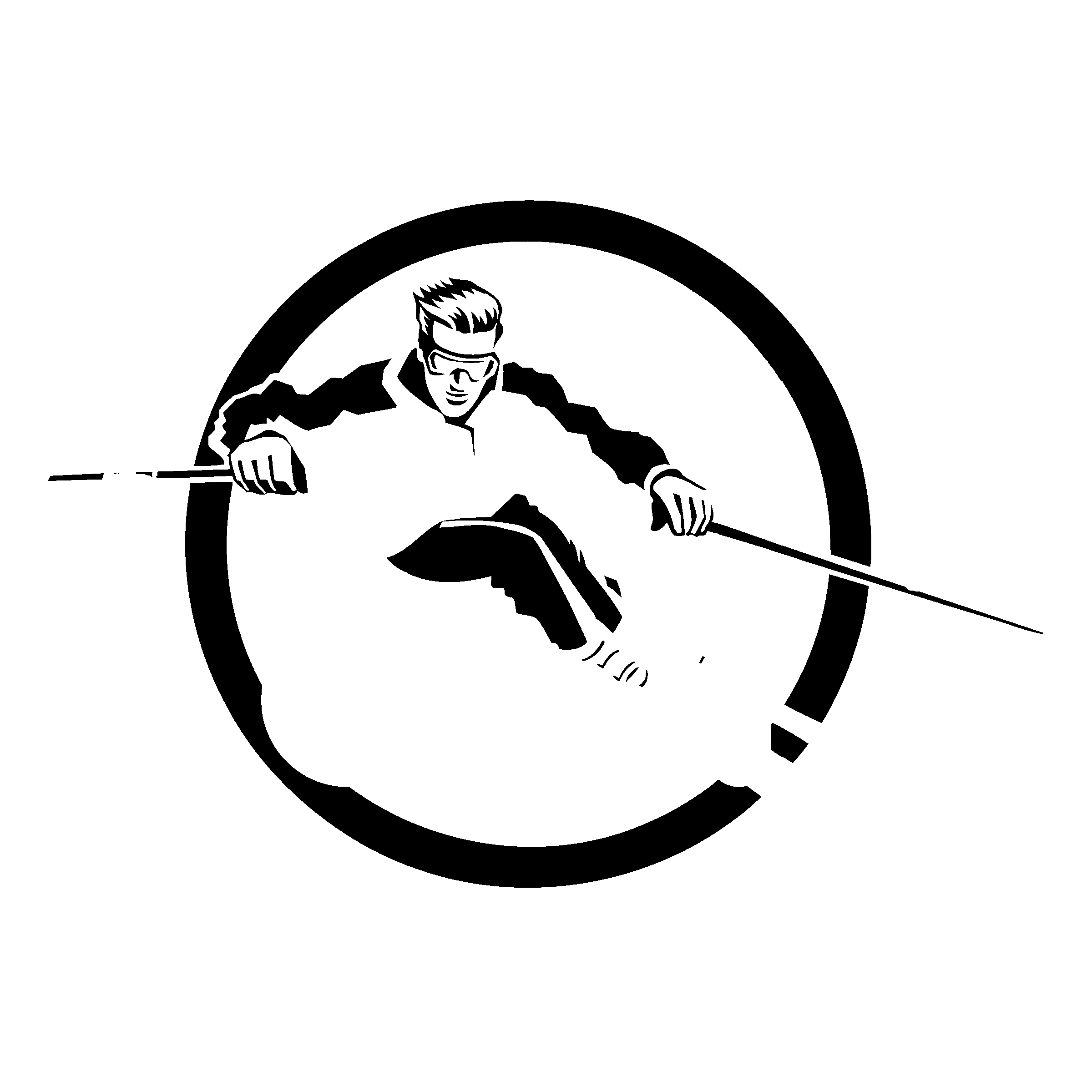 Carlsberg Logo black and white