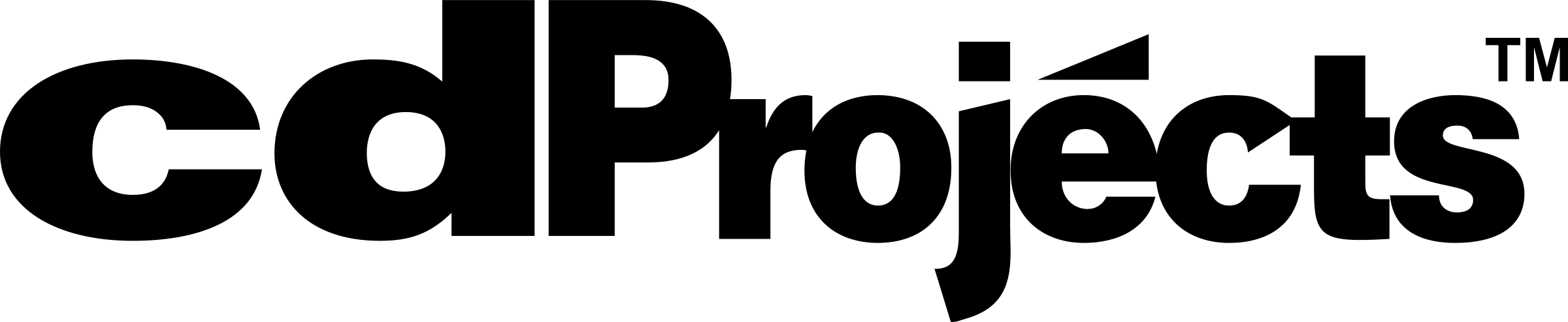 CD Projects Logo black and white