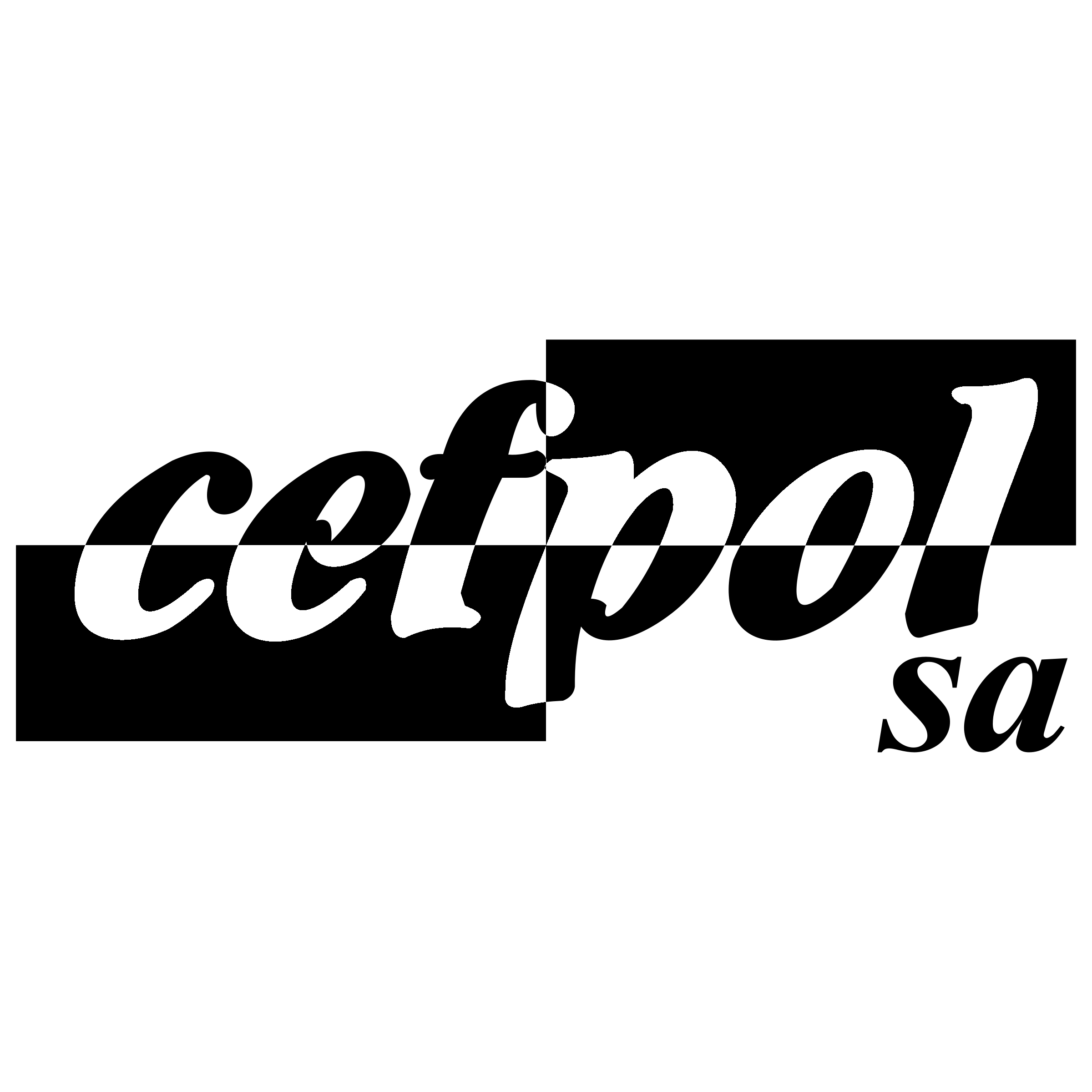 Cefpol Logo black and white