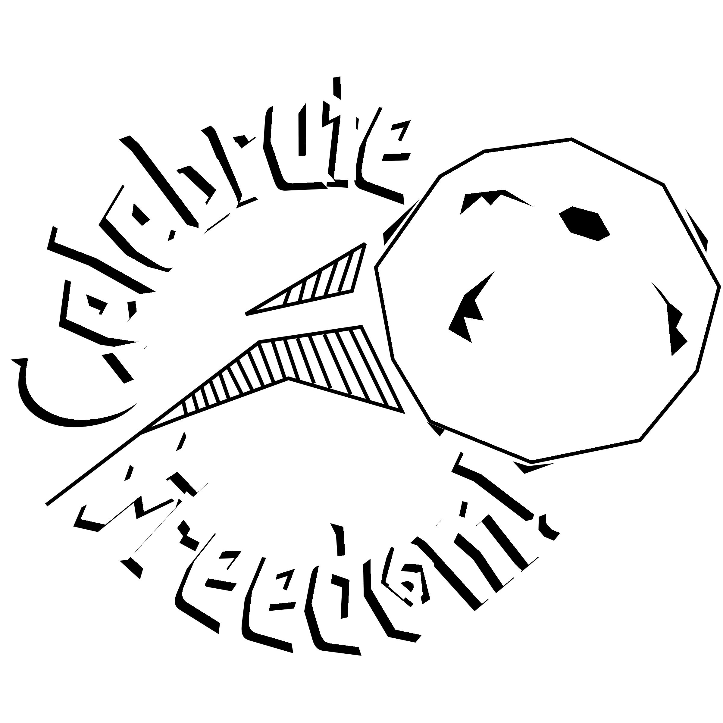 Celebrate Freedom 5873 Logo black and white