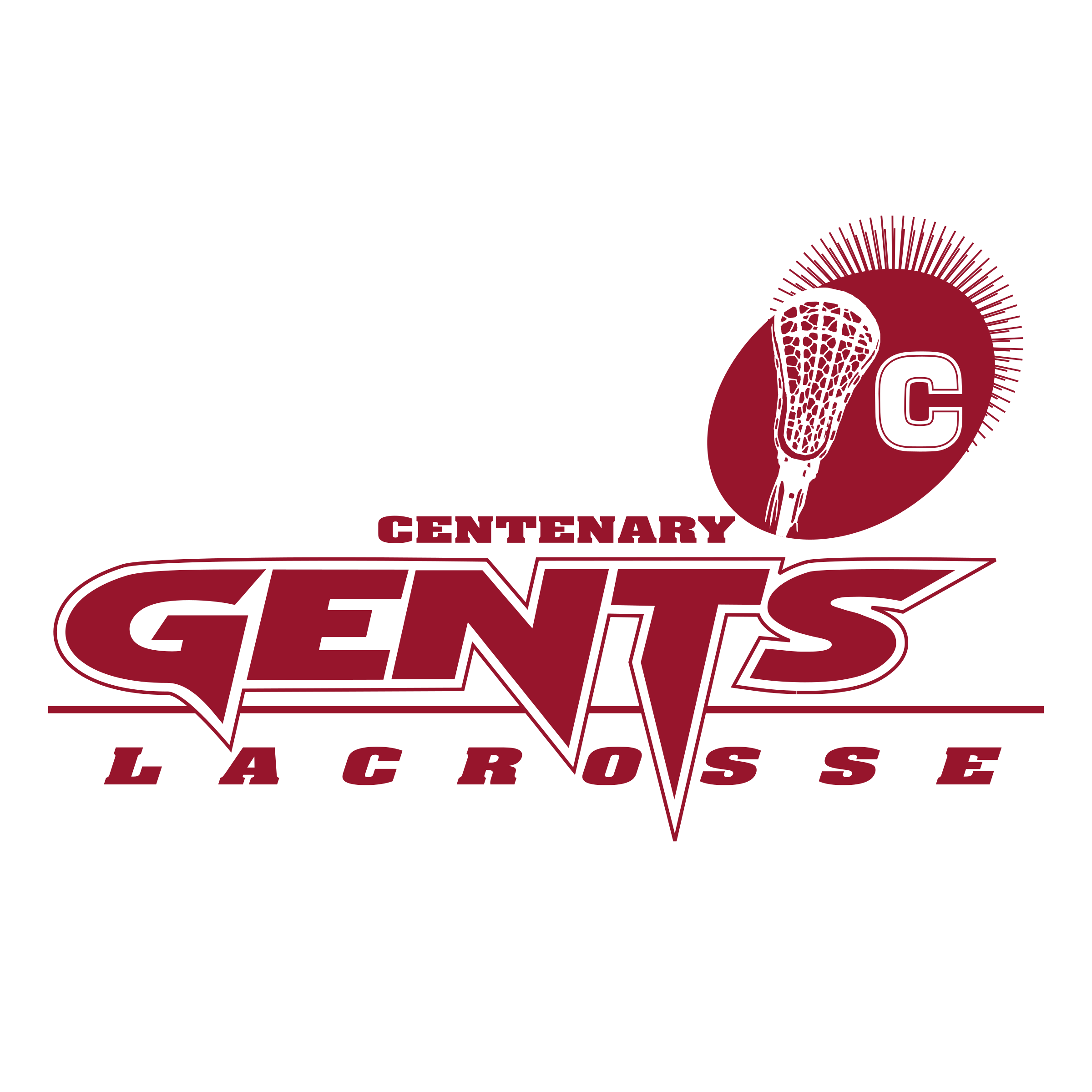 Centenary Gents Lacrosse Logo PNG Transparent & SVG Vector Freebie Supply