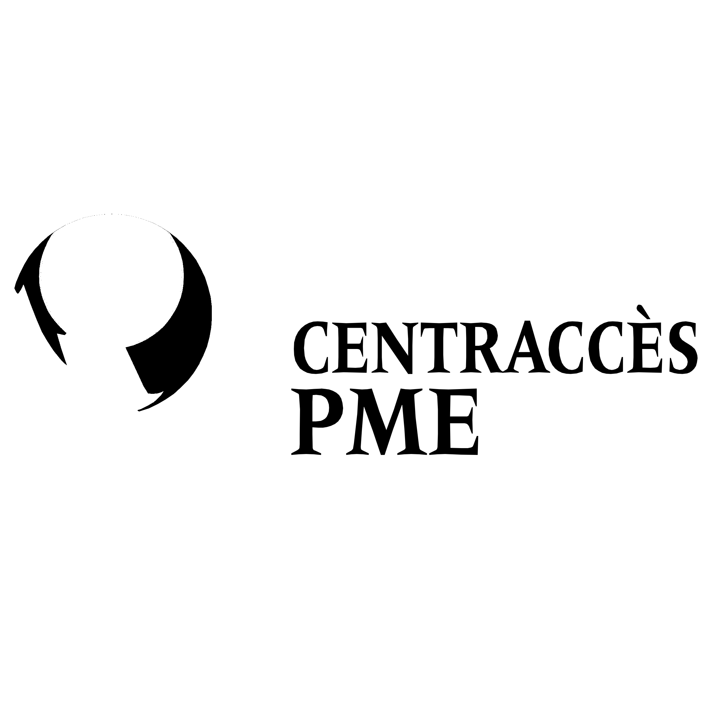 Centracces PME Logo black and white