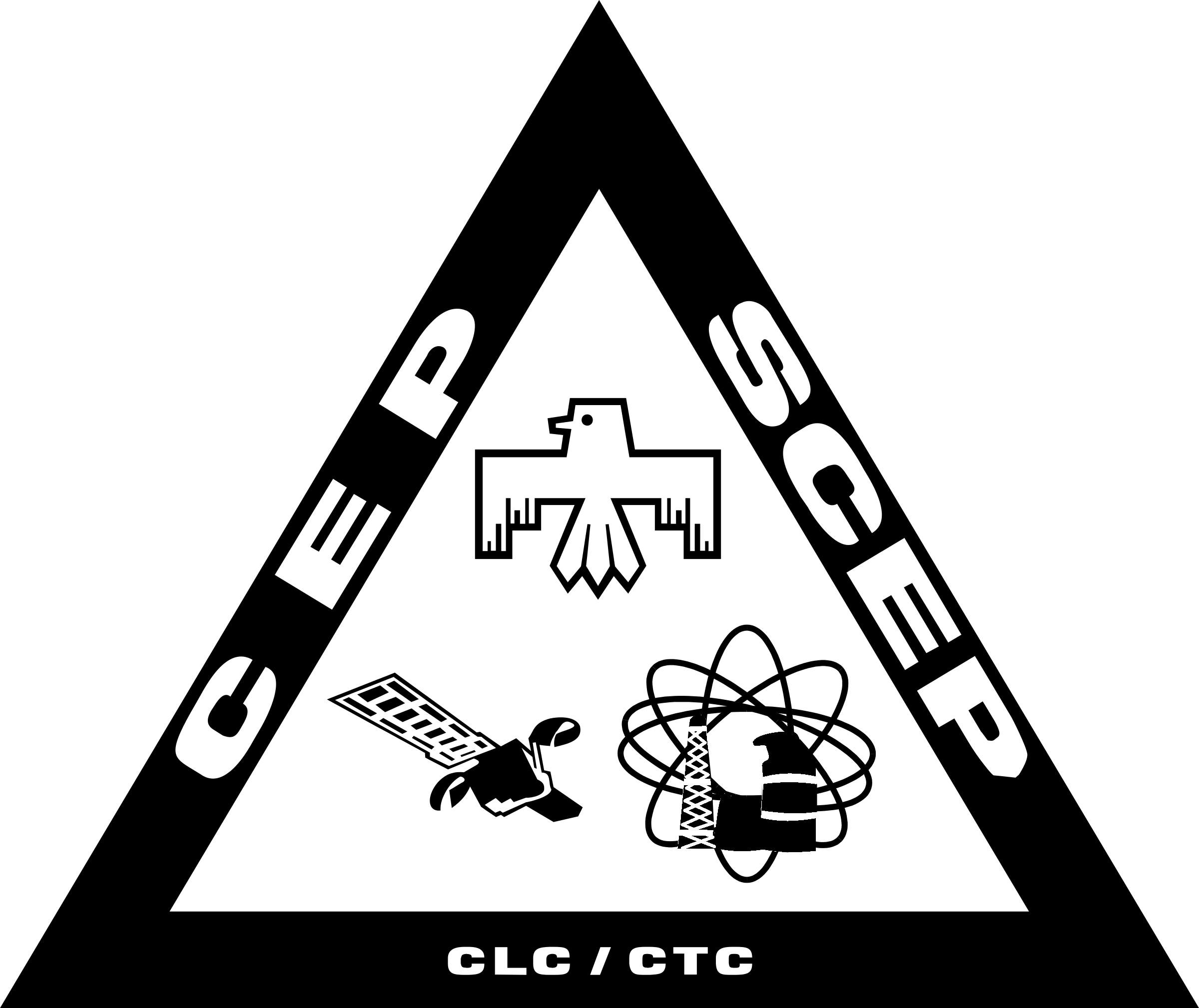 Cep scep Logo black and white