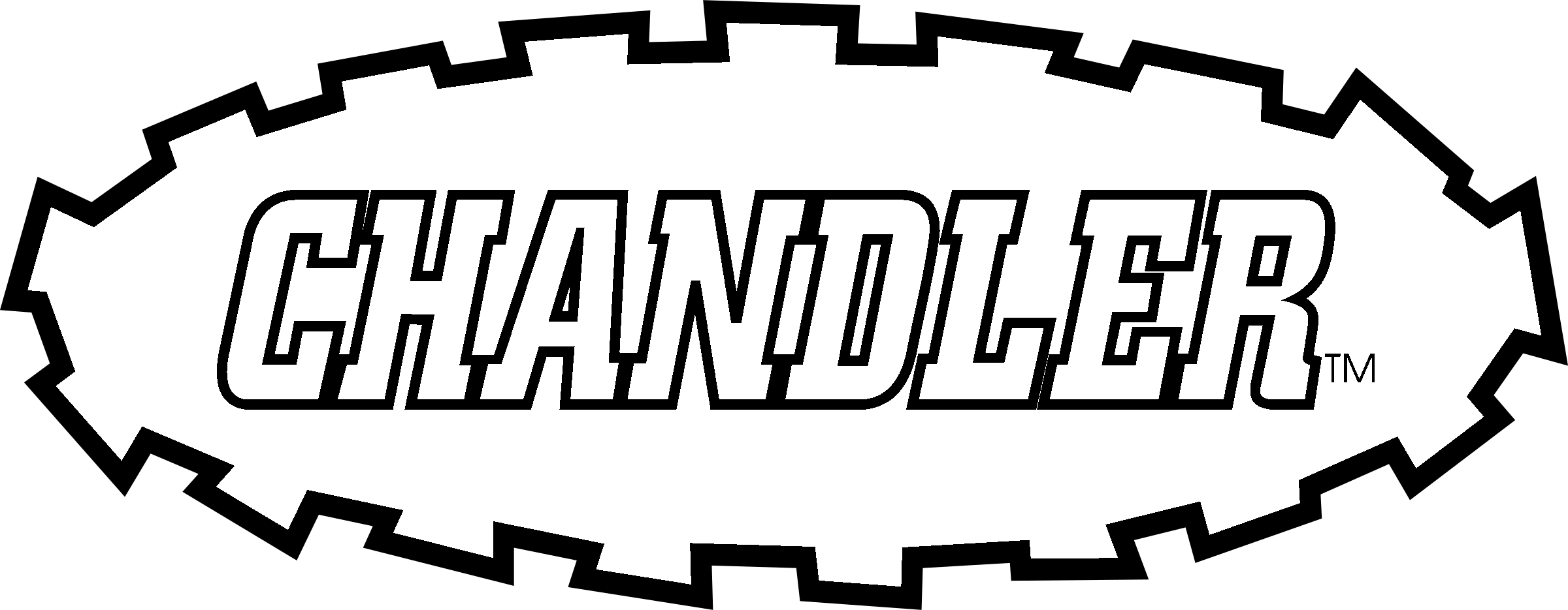 Chandler Skates Logo black and white