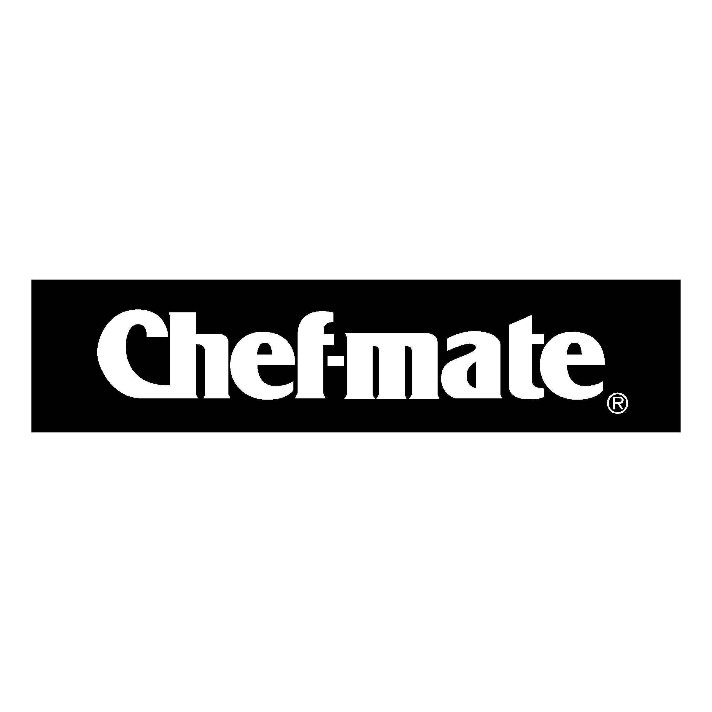 Chef Mate Logo black and white