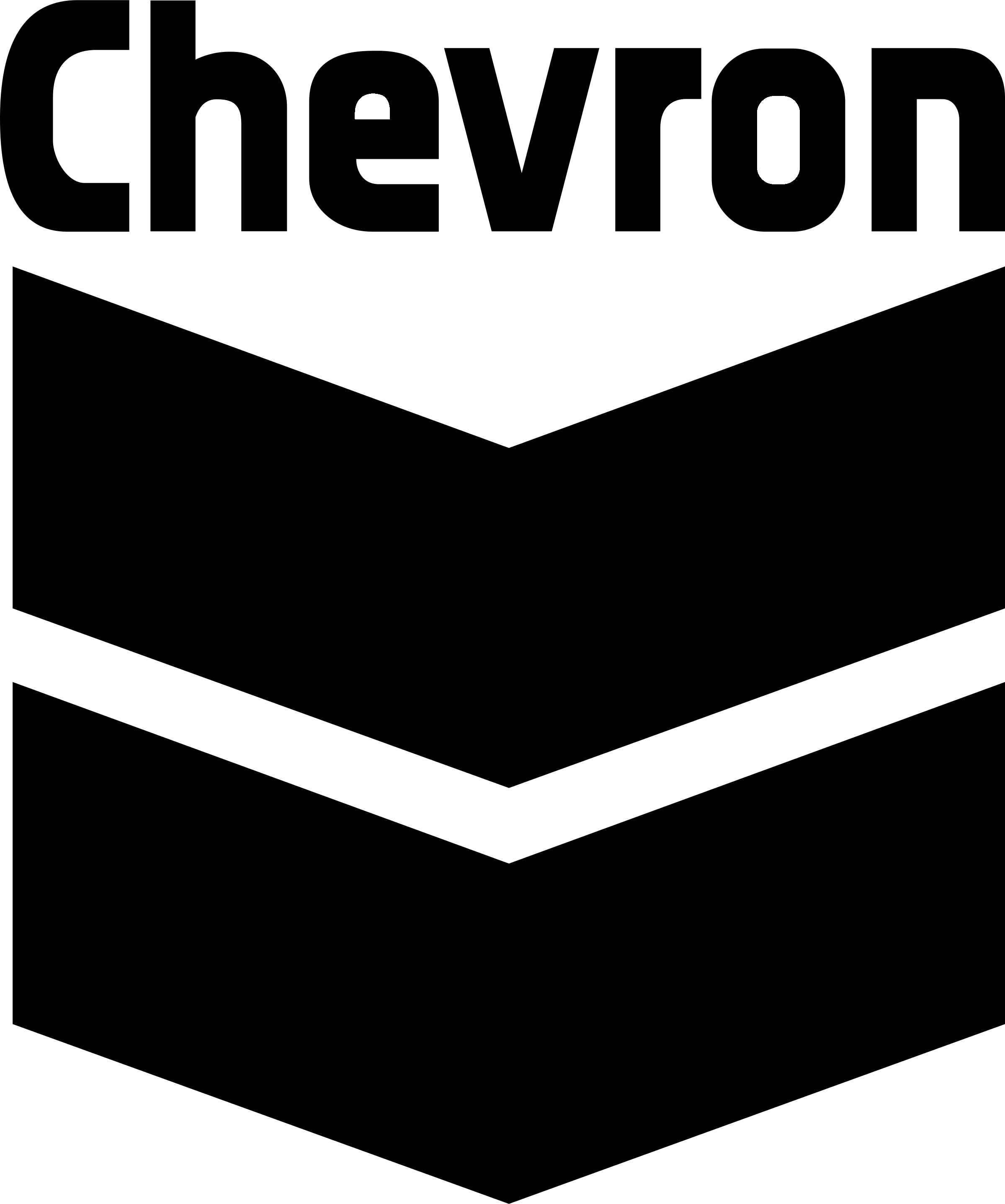 Cheveron Logo black and white